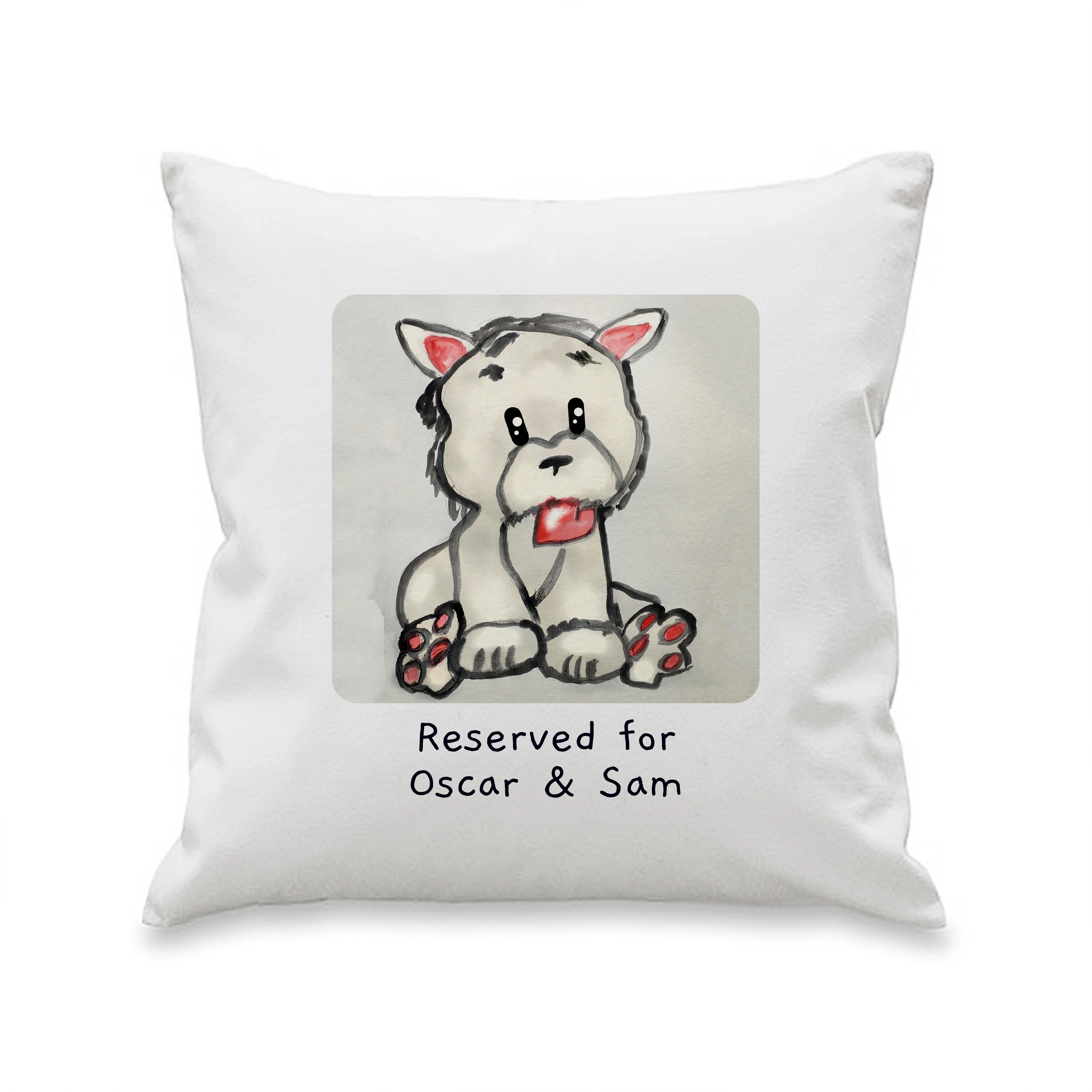 Personalised Childrens Drawing Photo Upload Cushion - Image 5