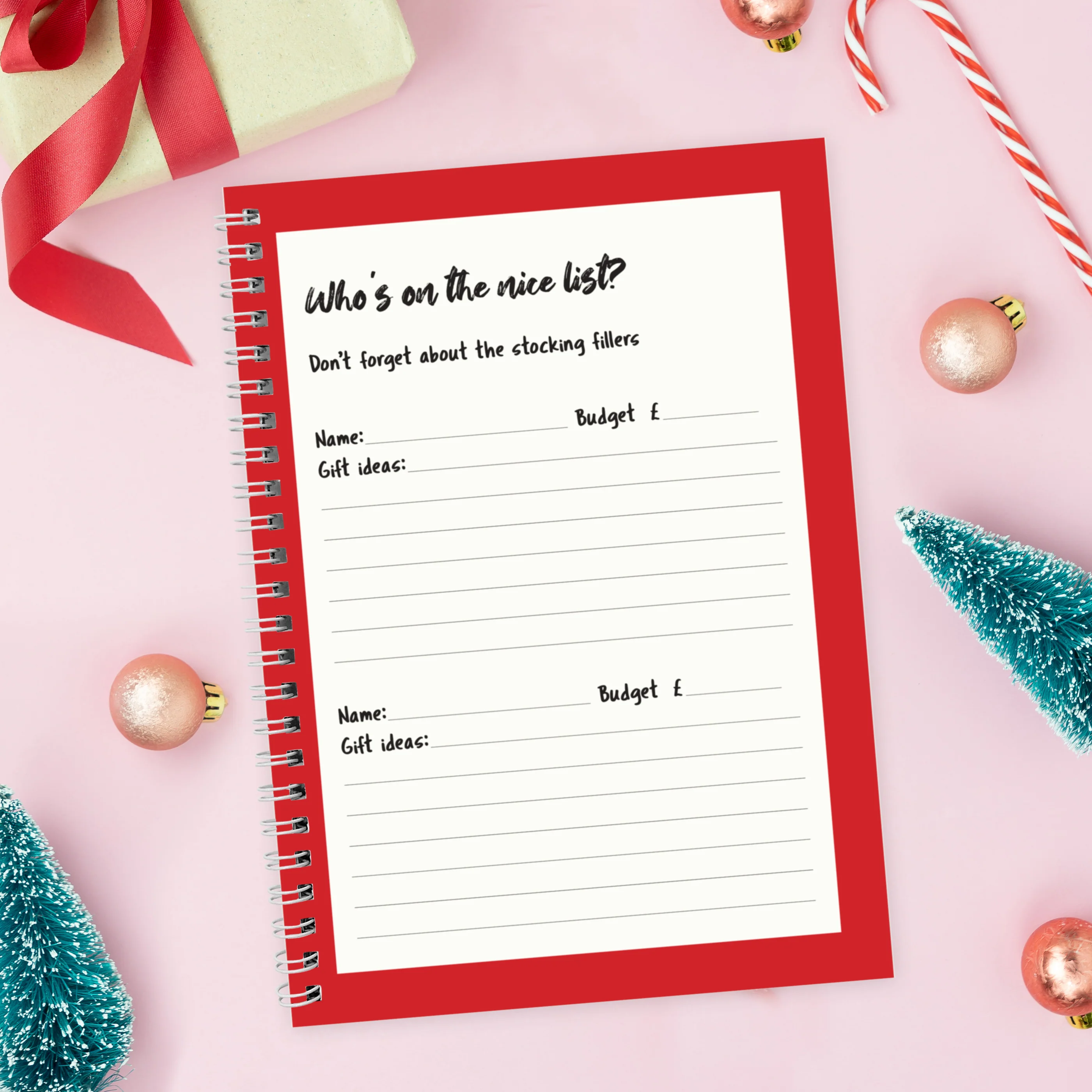 Personalised Christmas A5 Planner - Image 2