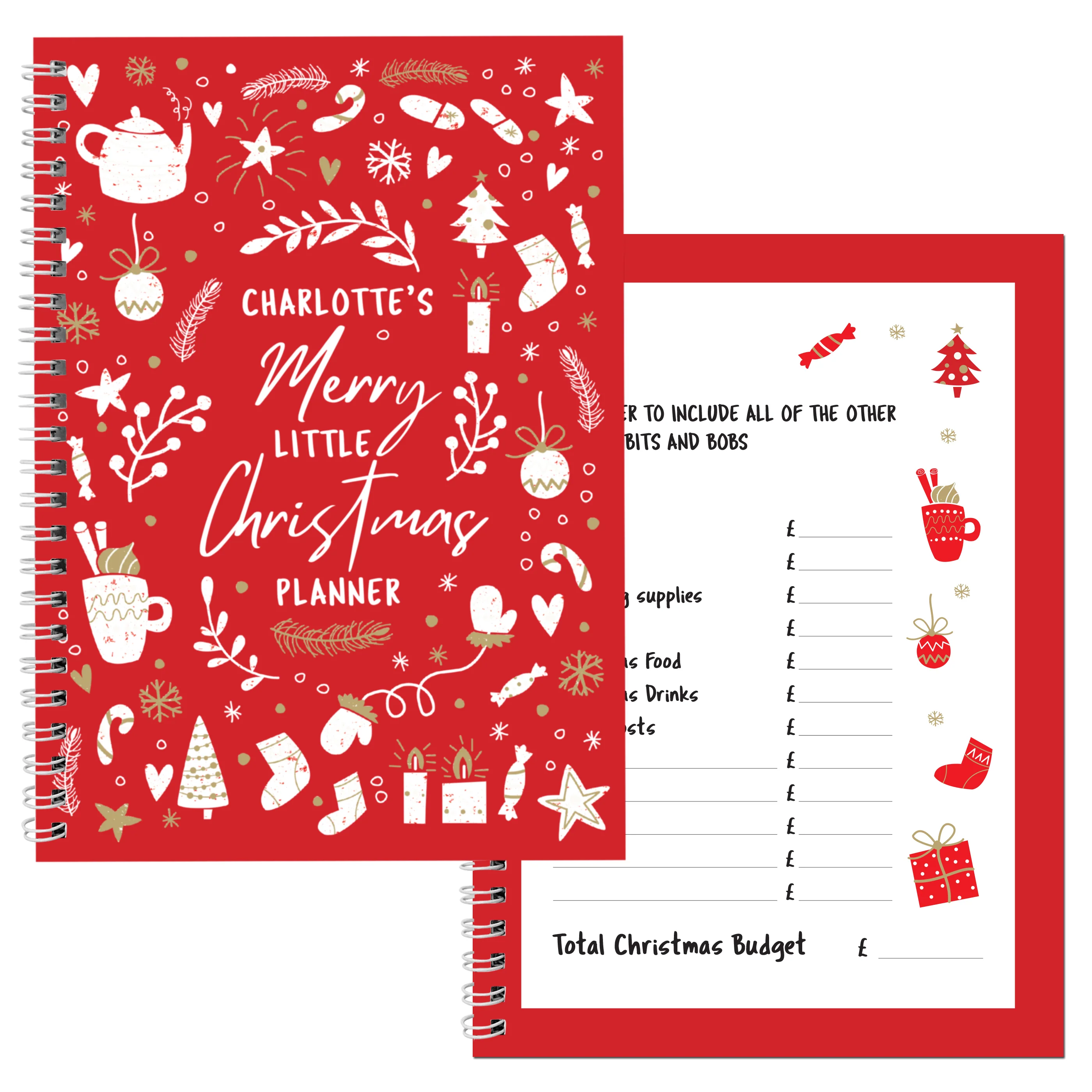 Personalised Christmas A5 Planner - Image 5