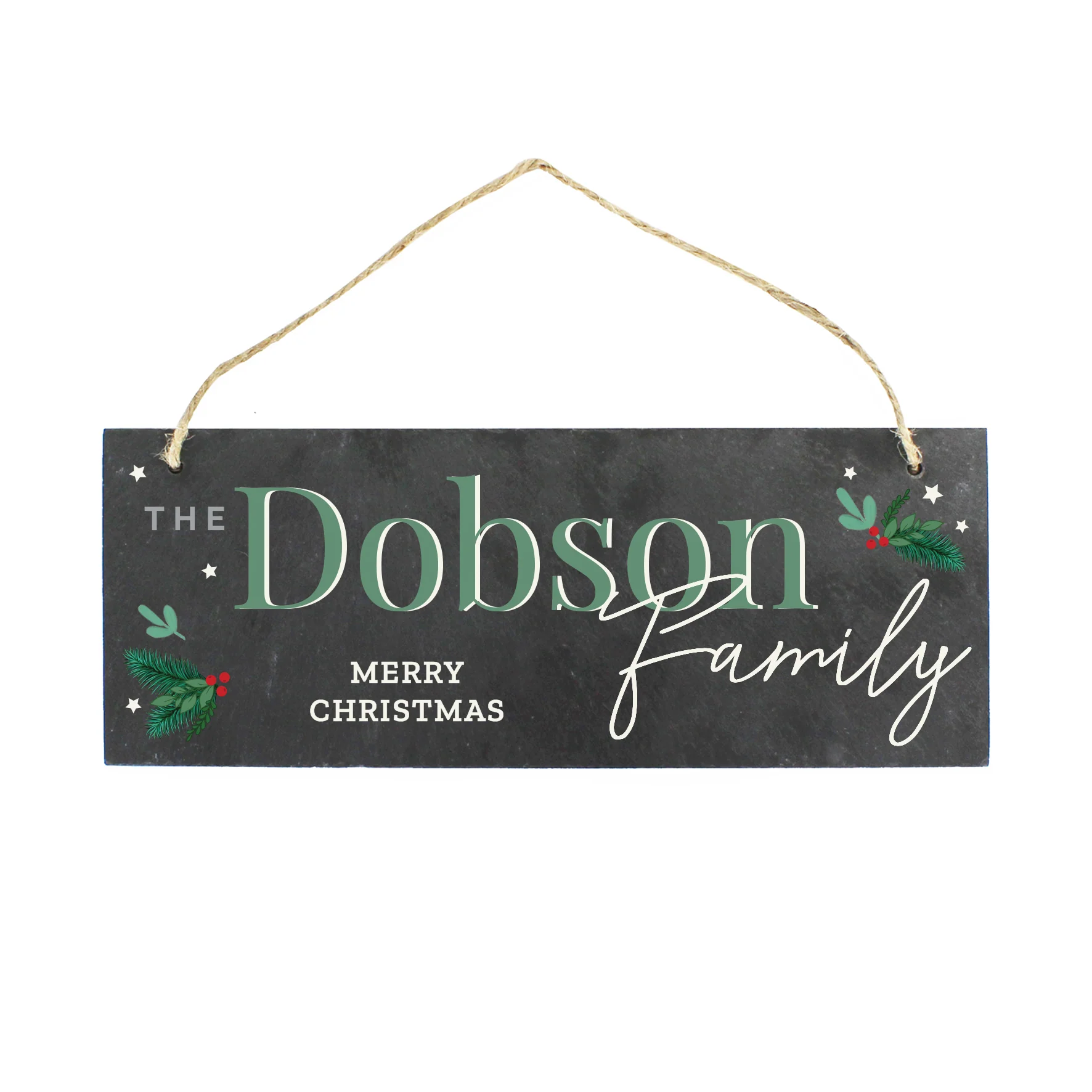 Personalised Christmas Slate Plaque - Image 3