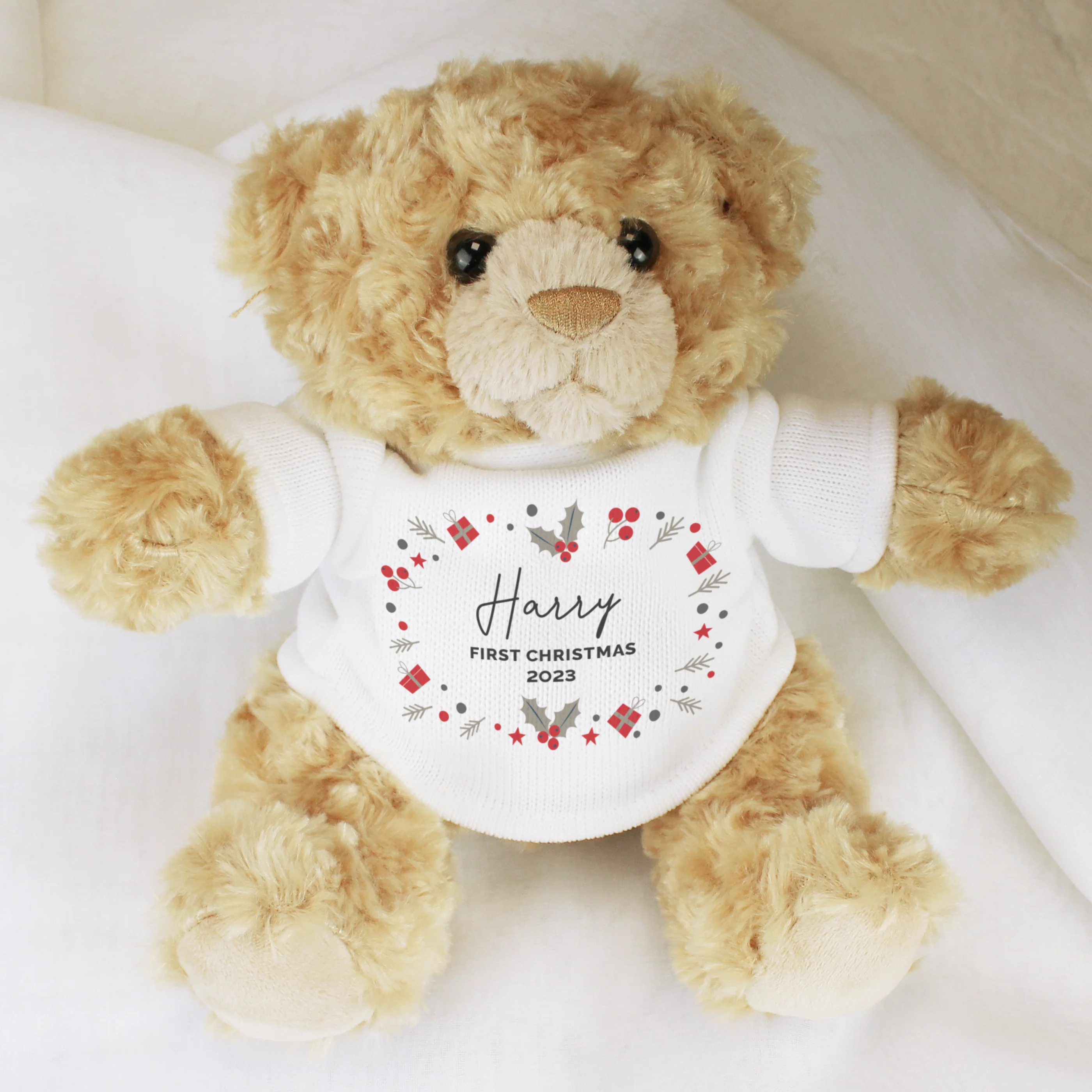 Personalised Christmas Teddy Bear - Image 2