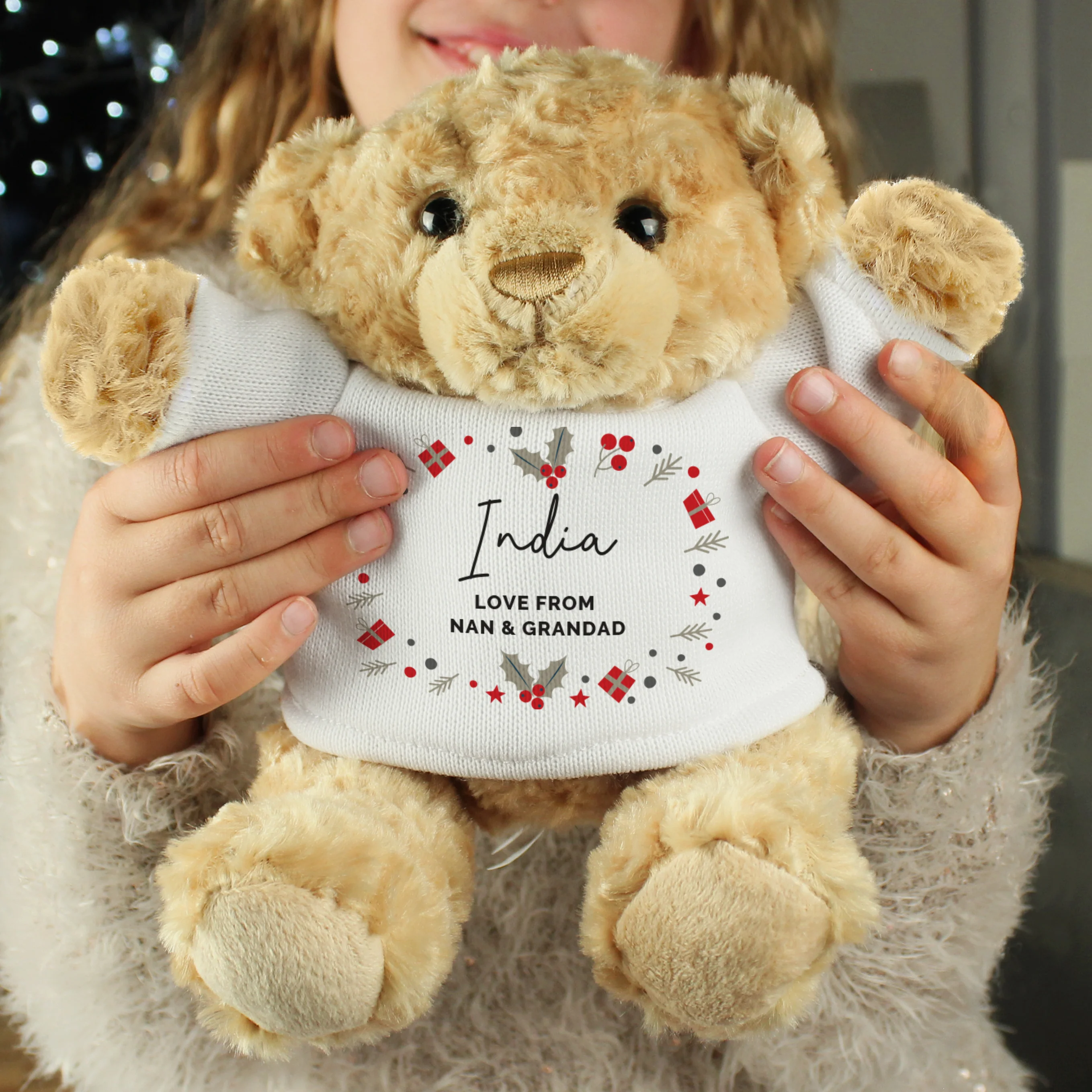 Personalised Christmas Teddy Bear - Image 4