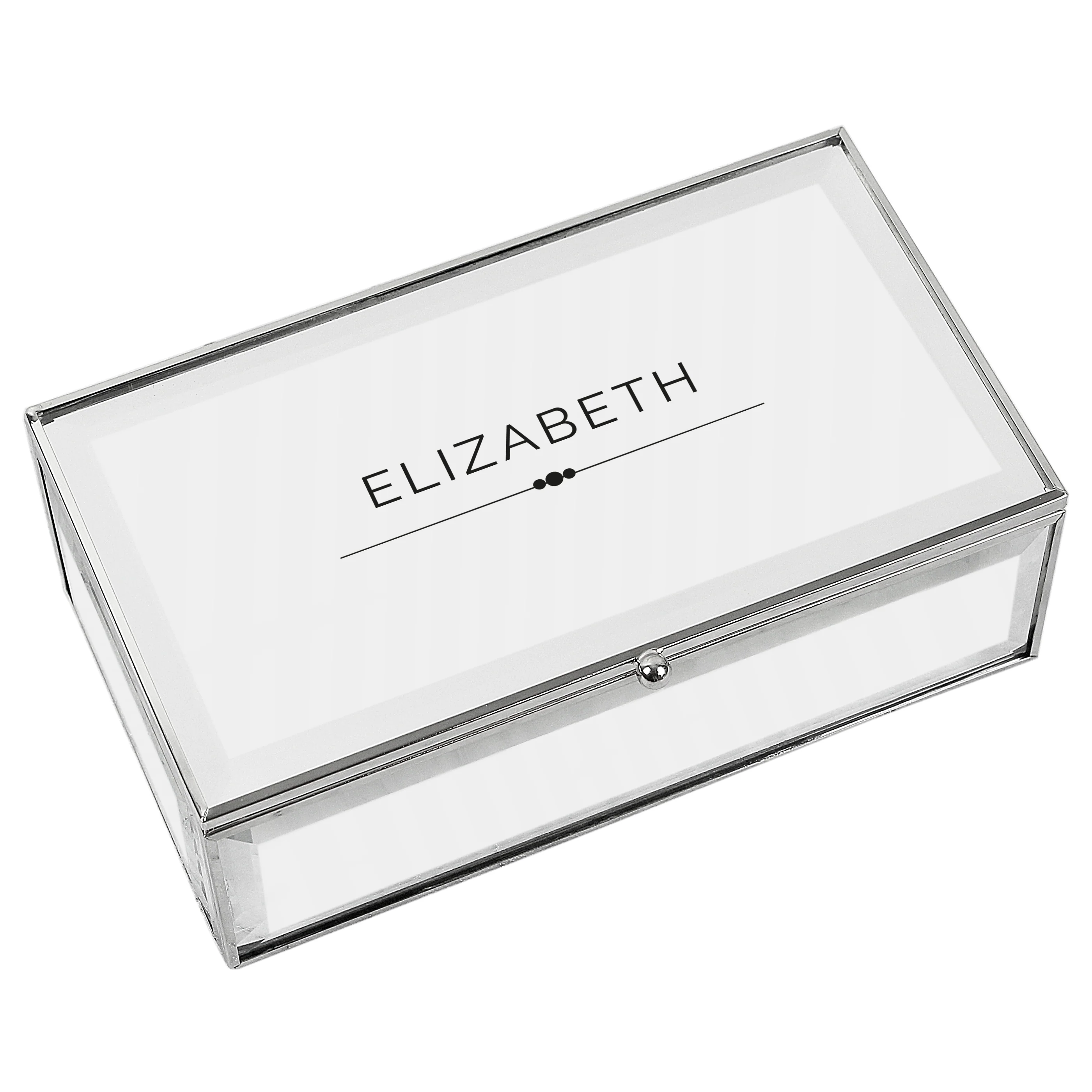 Personalised Classic Mirrored Jewellery Box - Image 2