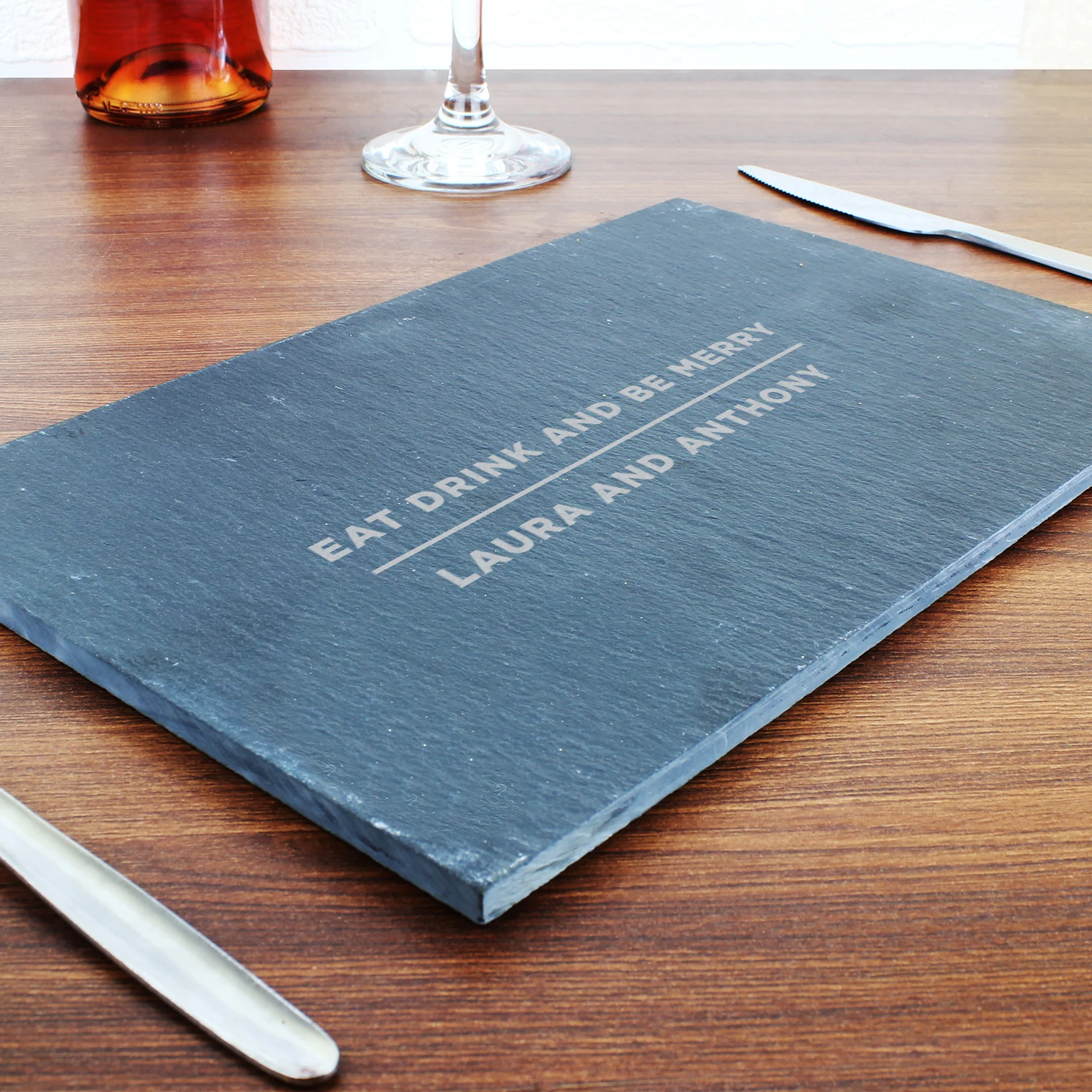 Personalised Classic Slate Rectangle Placemat - Image 10