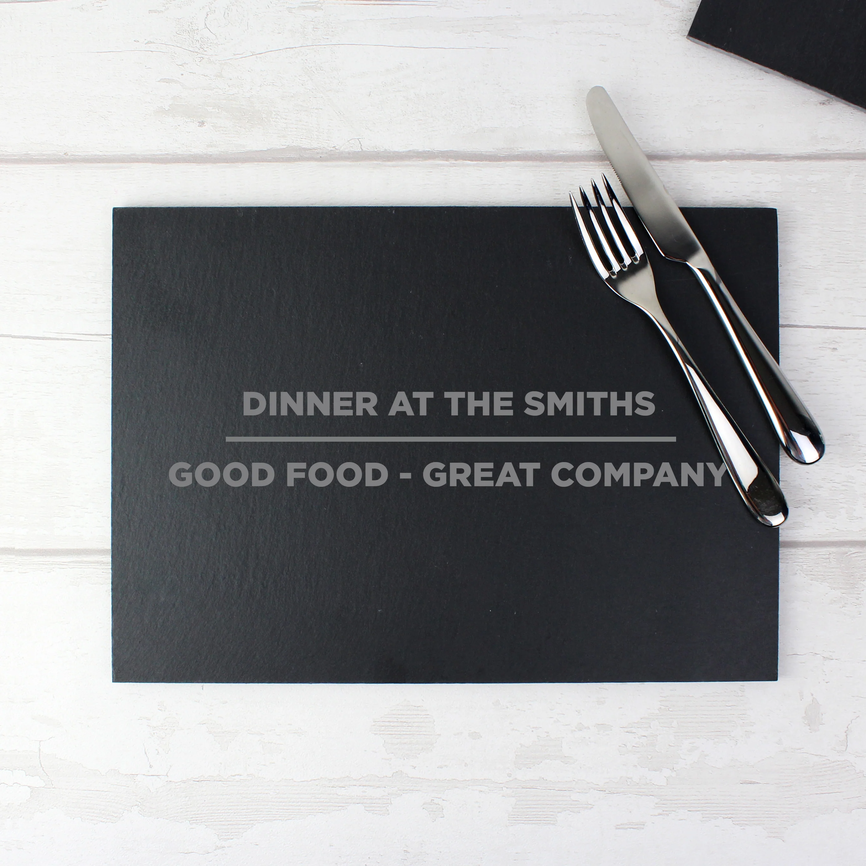 Personalised Classic Slate Rectangle Placemat - Image 3