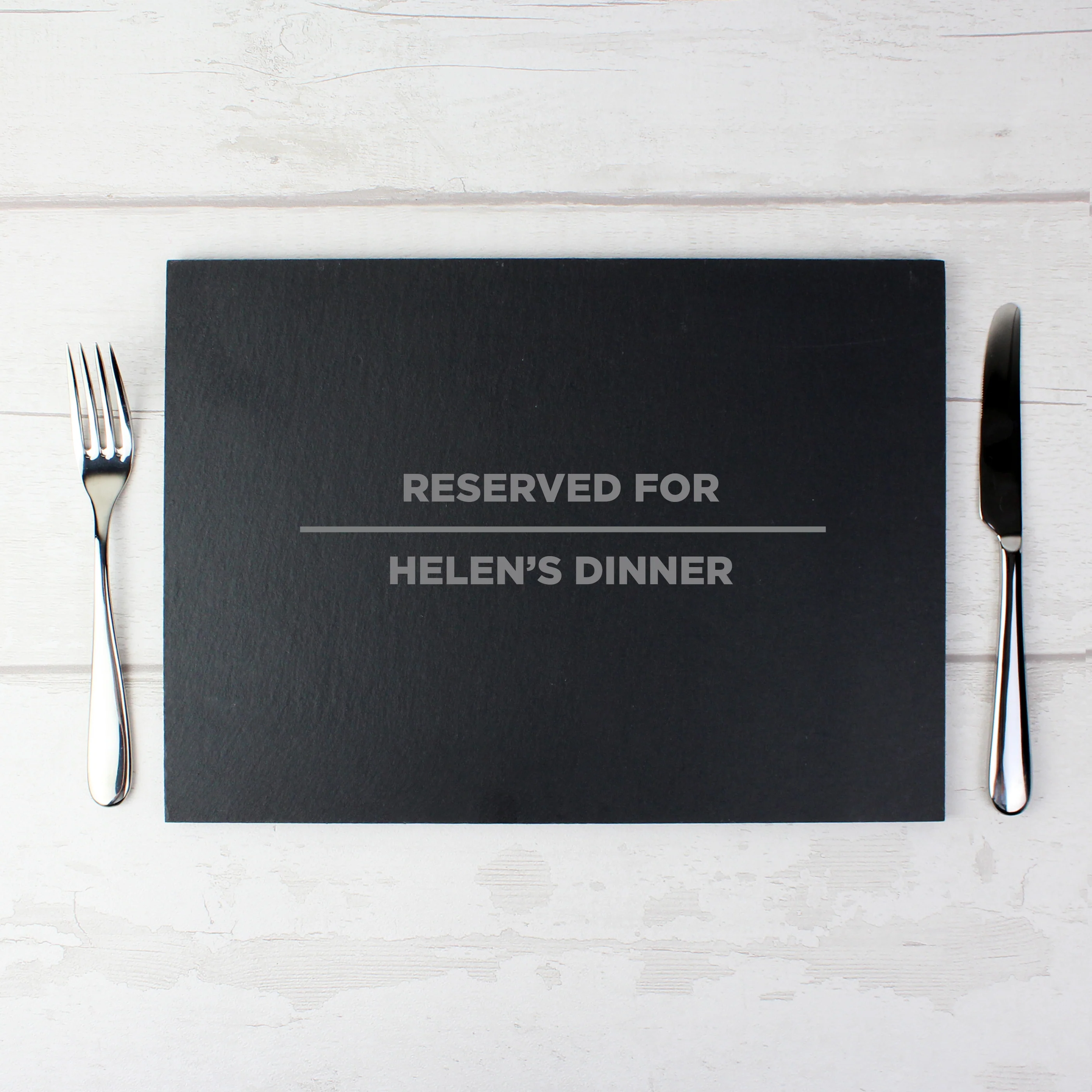 Personalised Classic Slate Rectangle Placemat - Image 5