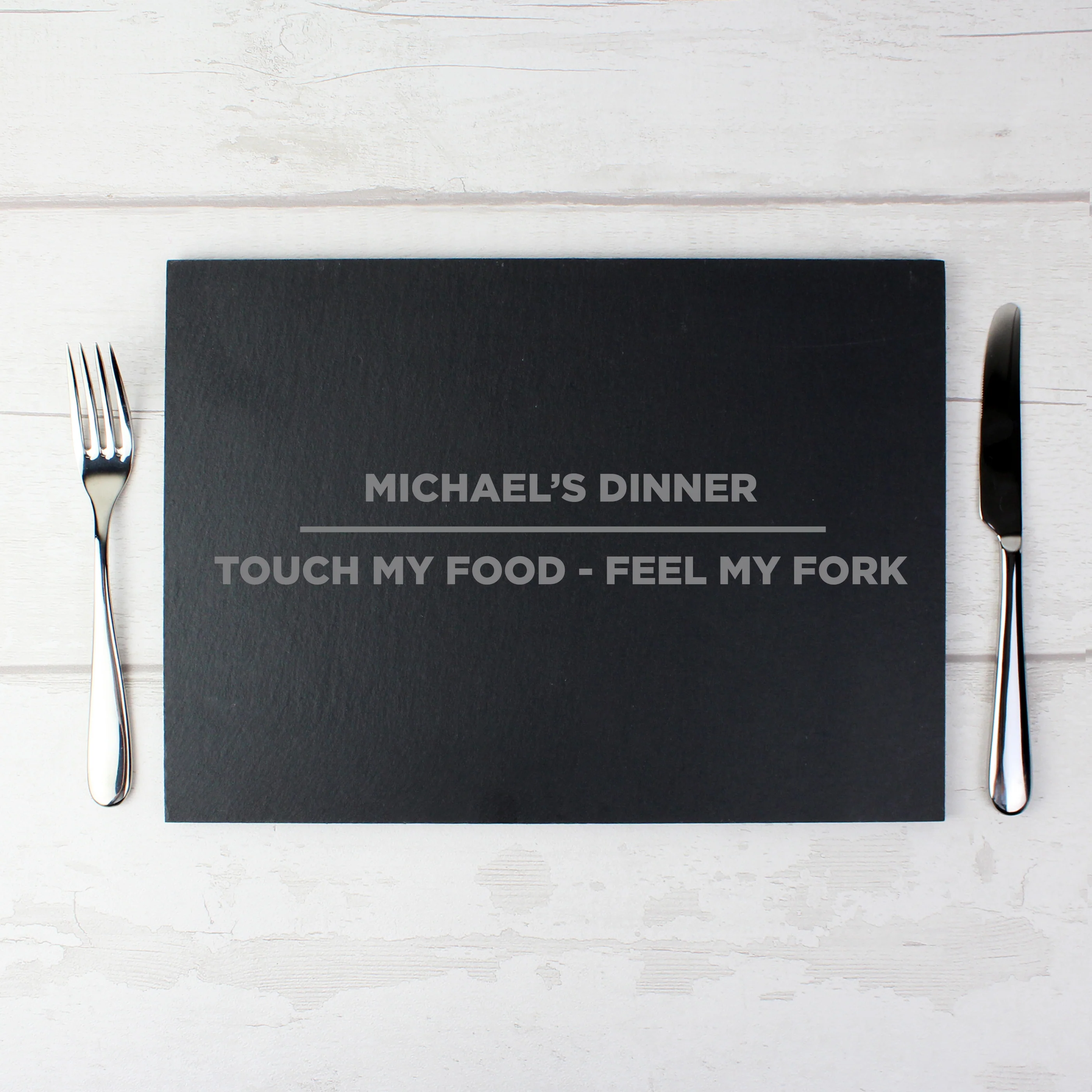 Personalised Classic Slate Rectangle Placemat - Image 6