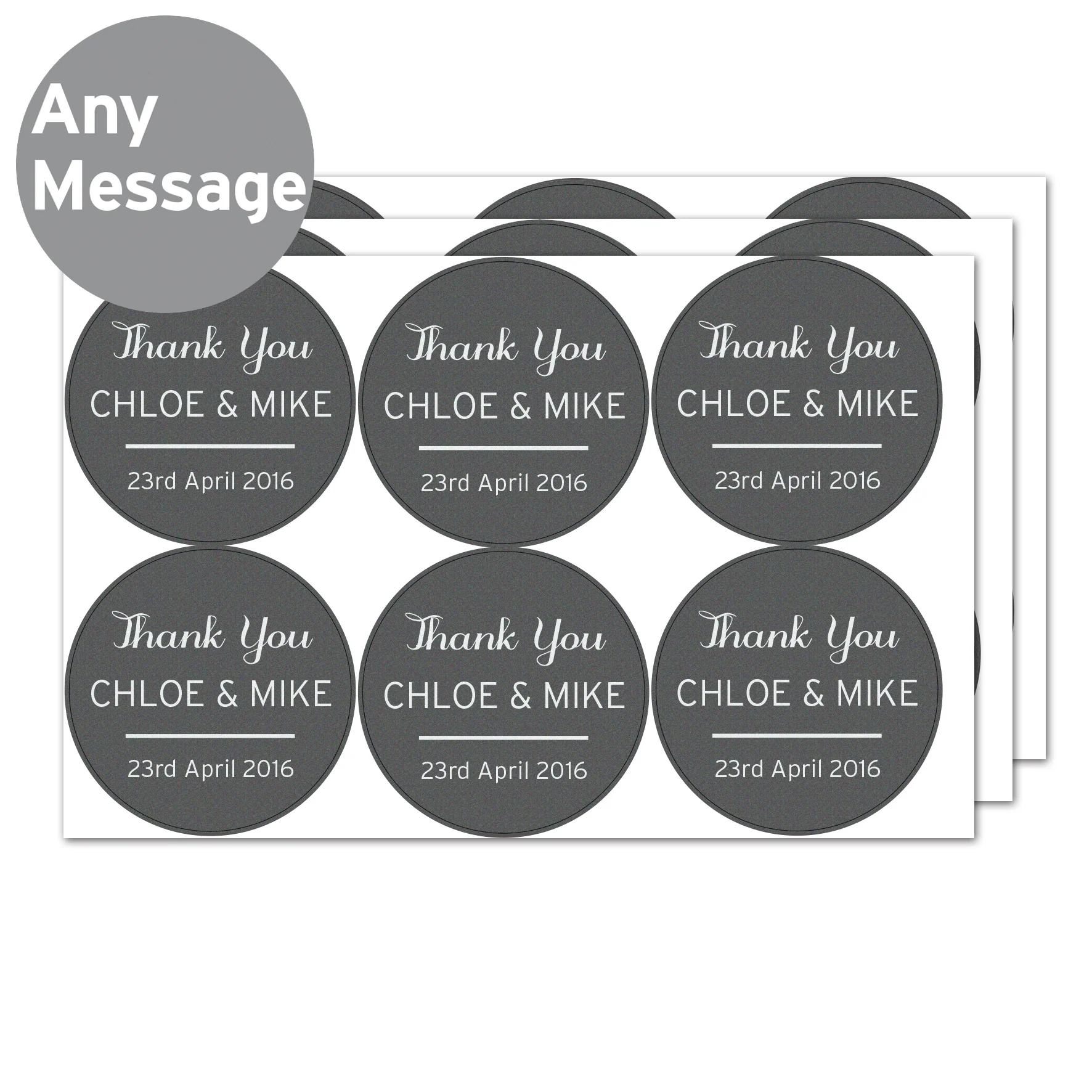 Personalised Classic Stickers - Image 11