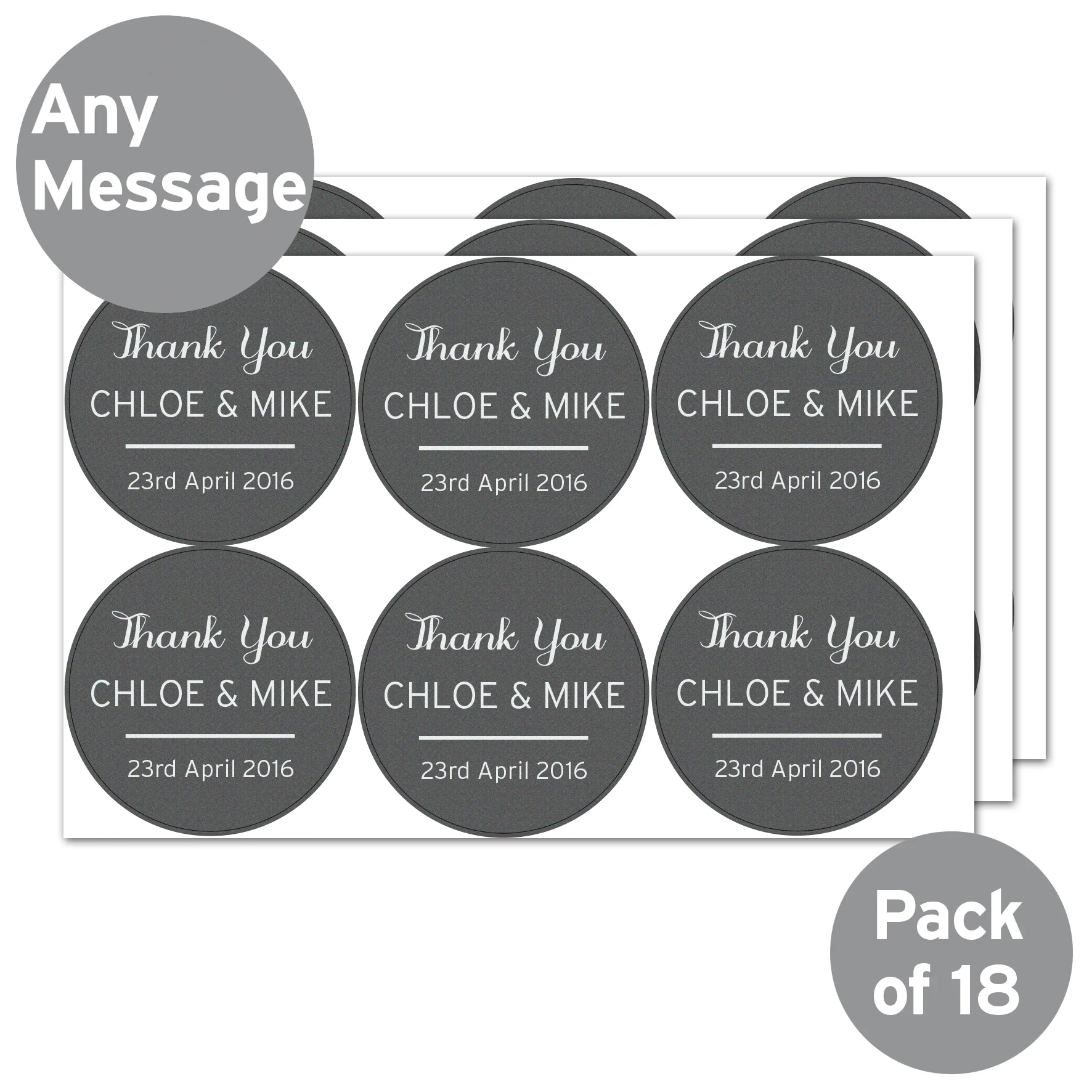 Personalised Classic Stickers - Image 12