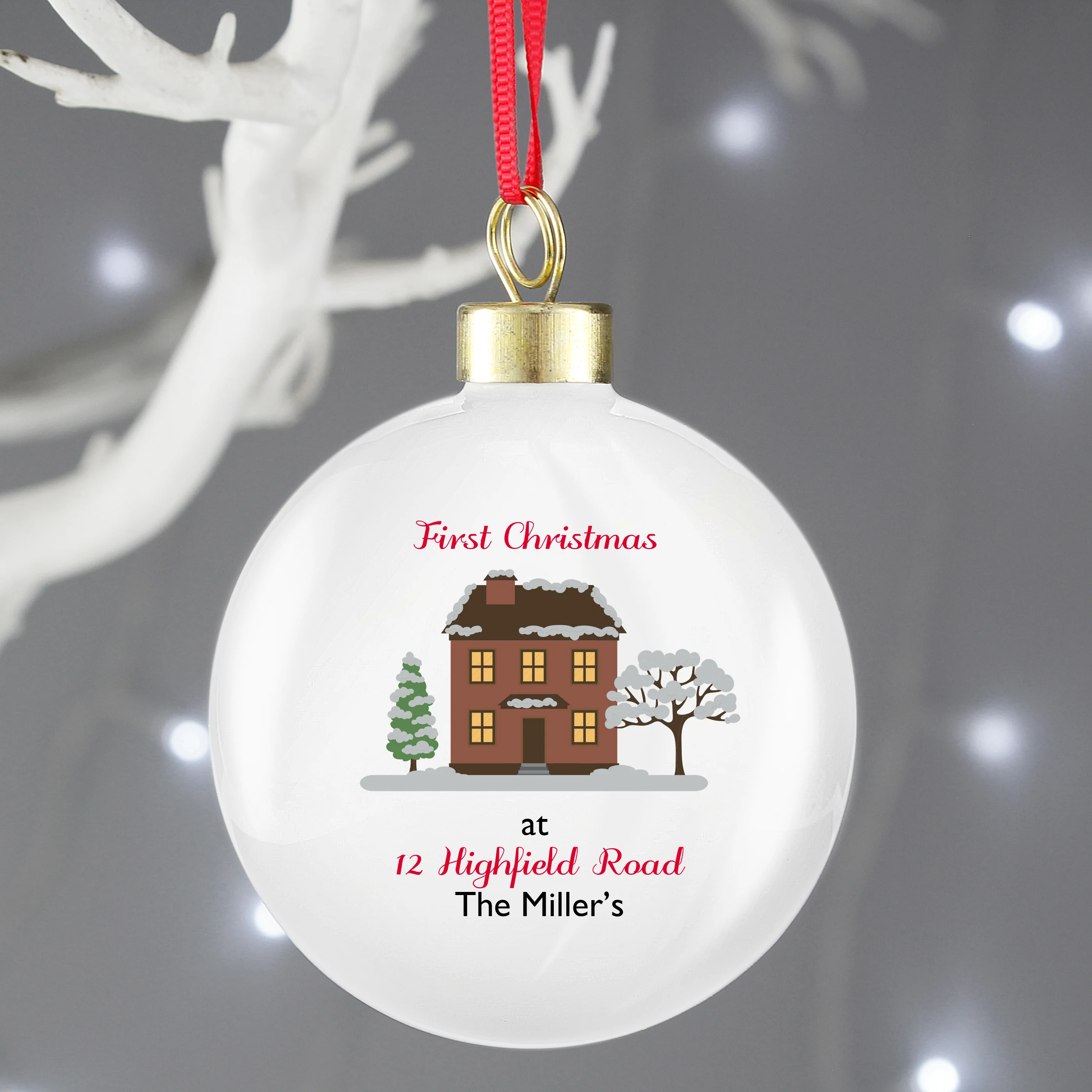 Personalised Cosy Christmas Bauble - Image 2
