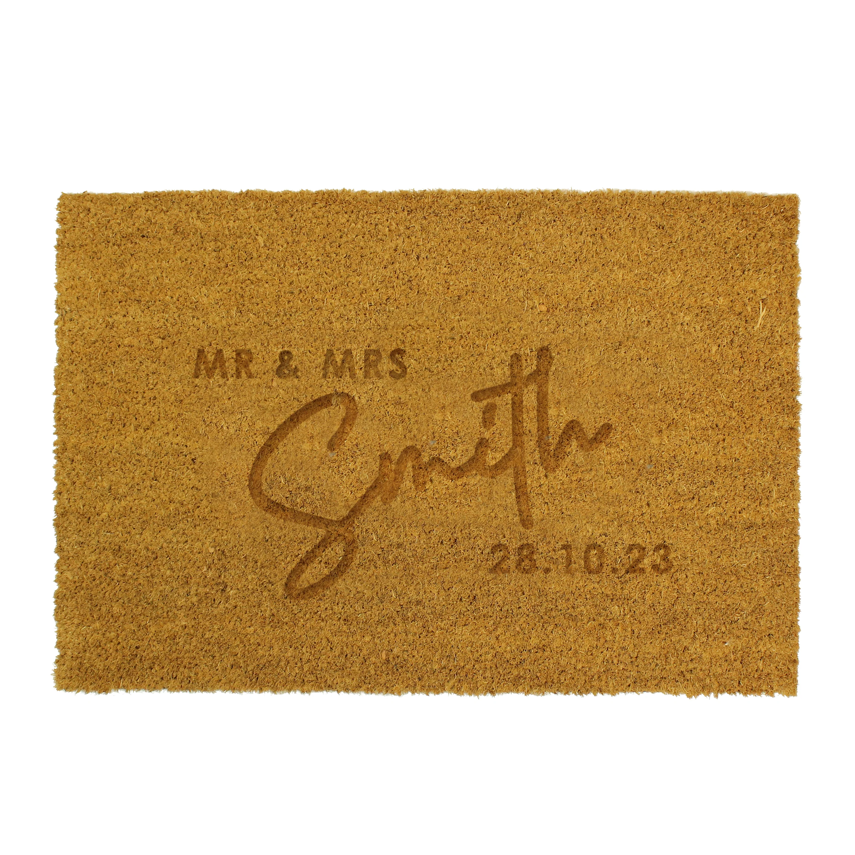 Personalised Couples Rectangle Indoor Doormat - Image 5