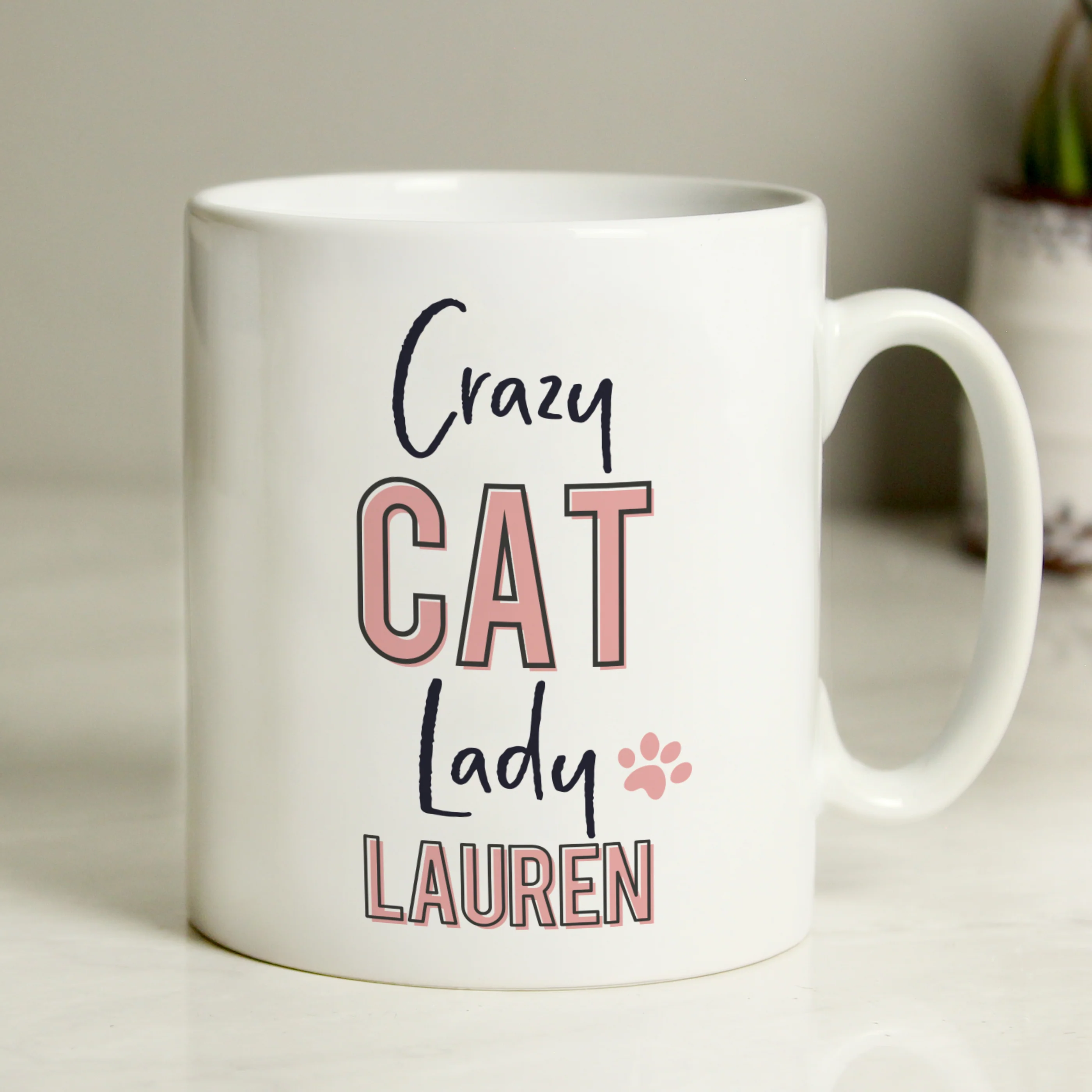 Personalised Crazy Cat Lady Mug - Image 4