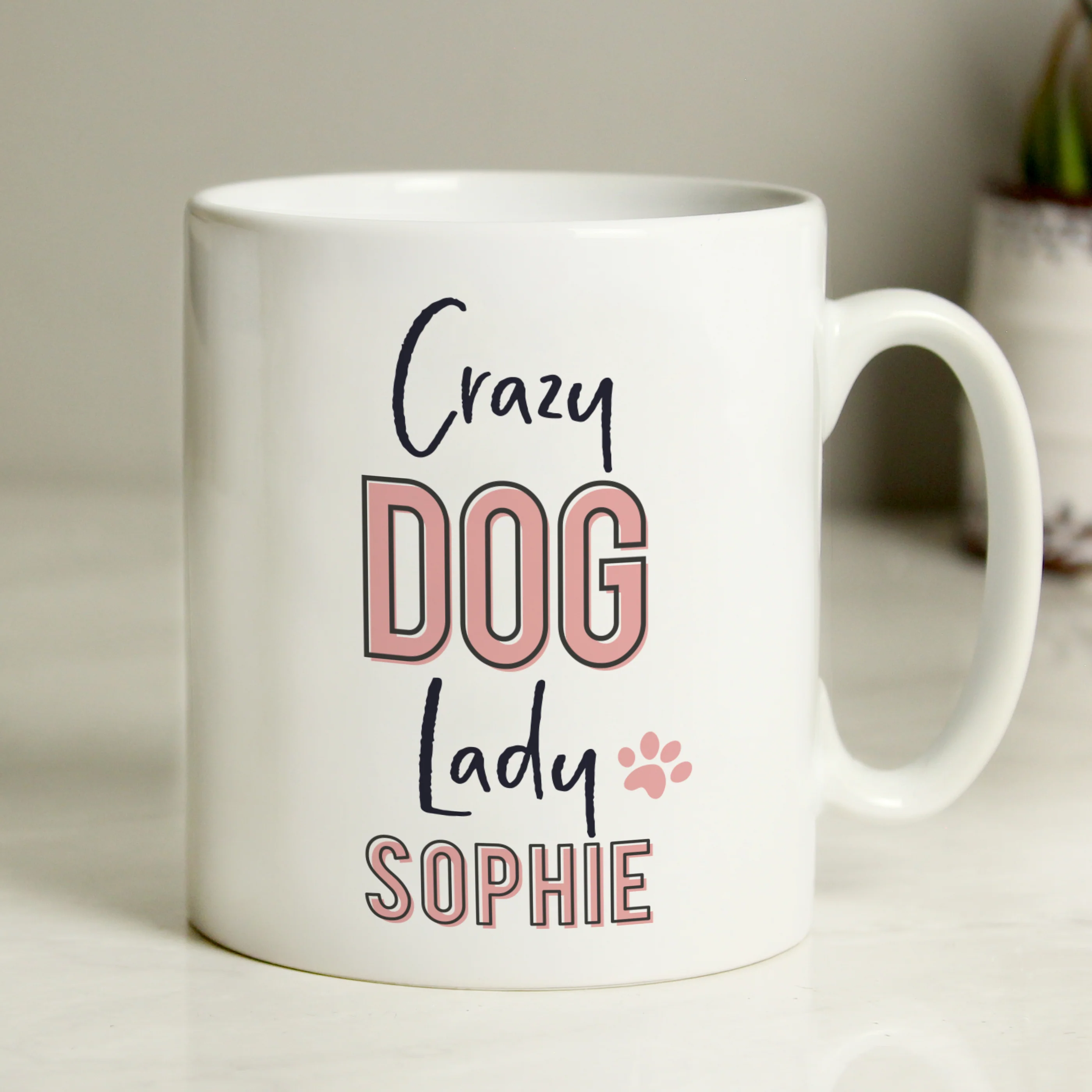 Personalised Crazy Dog Lady Mug - Image 2