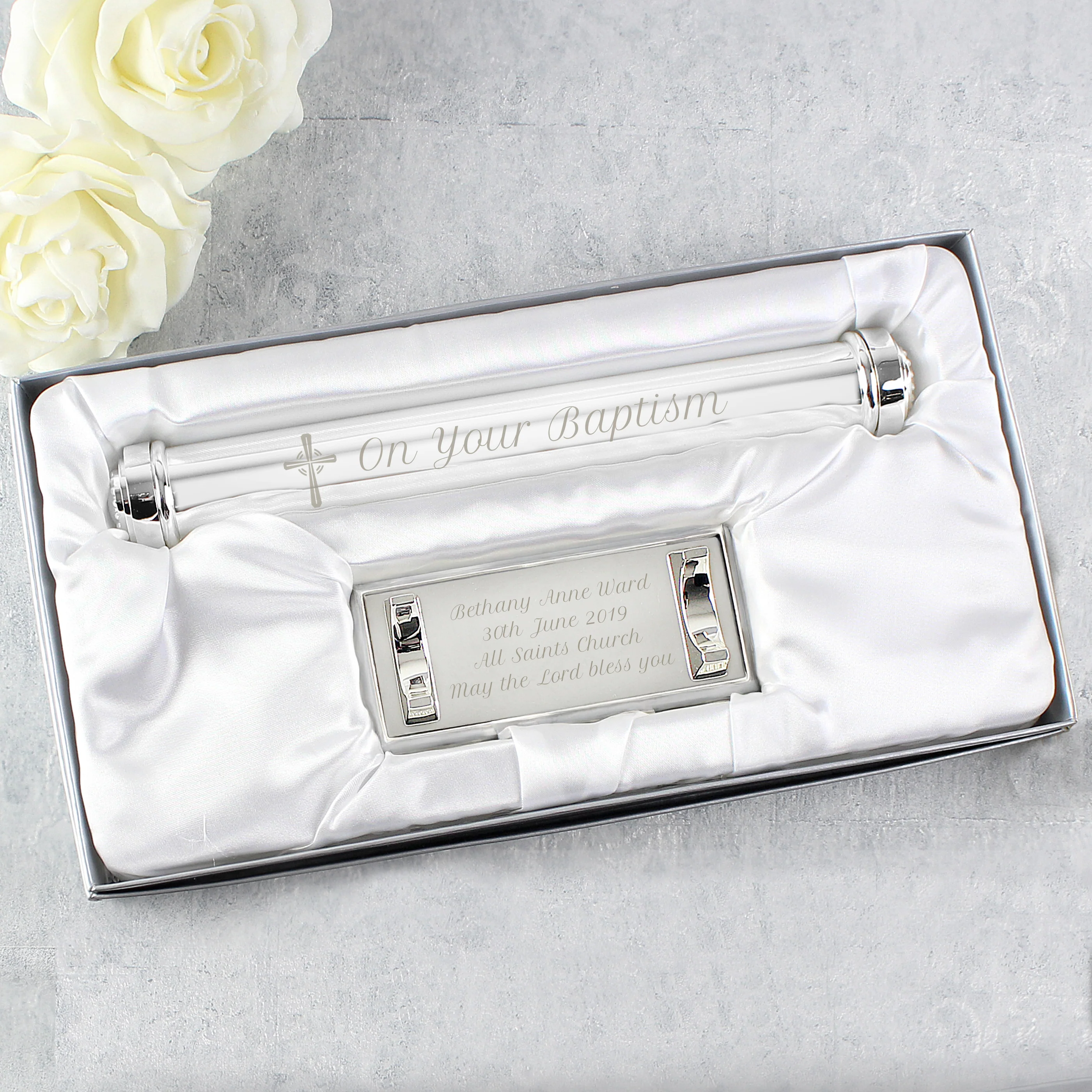 Personalised Cross Certificate Holder - Image 3