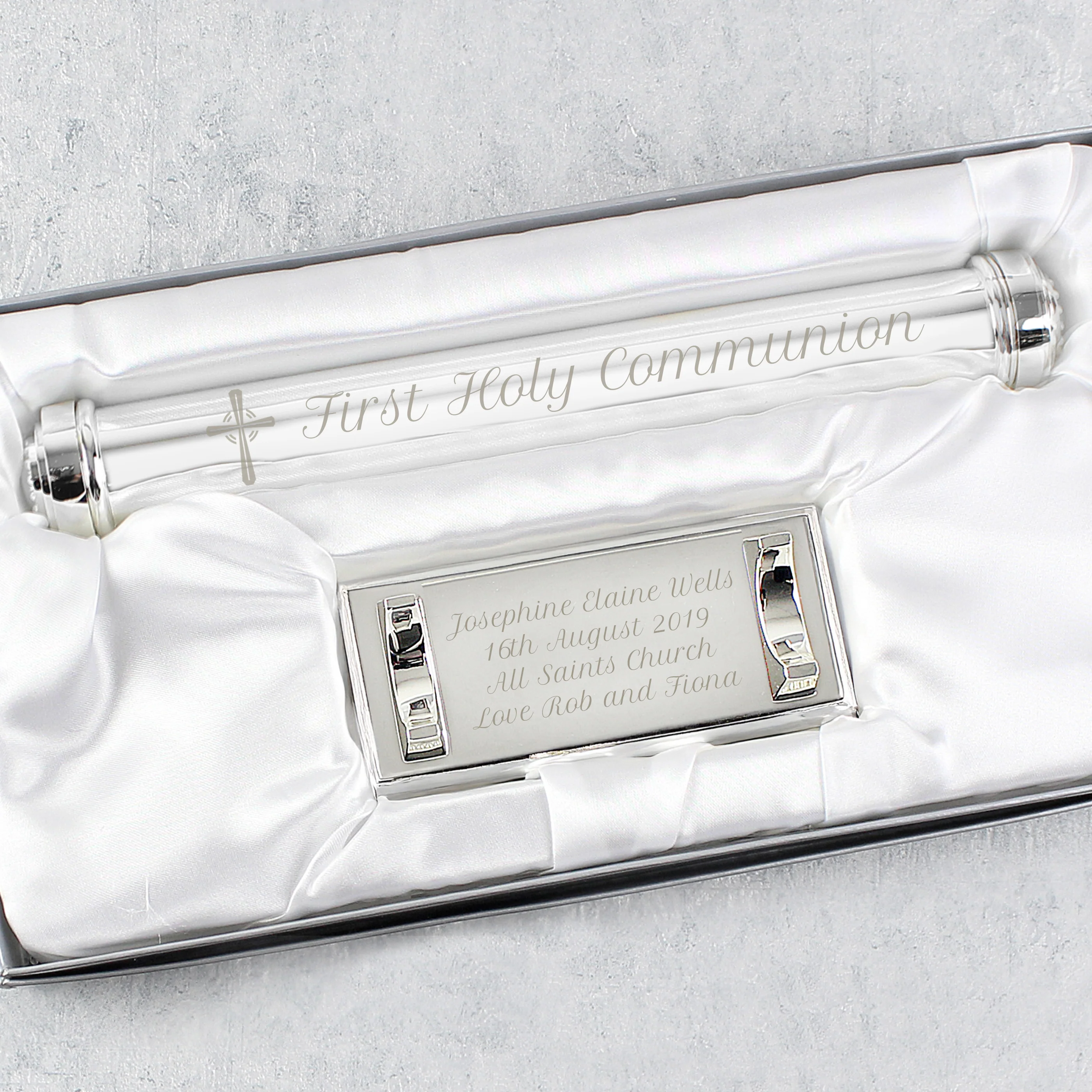 Personalised Cross Certificate Holder - Image 4