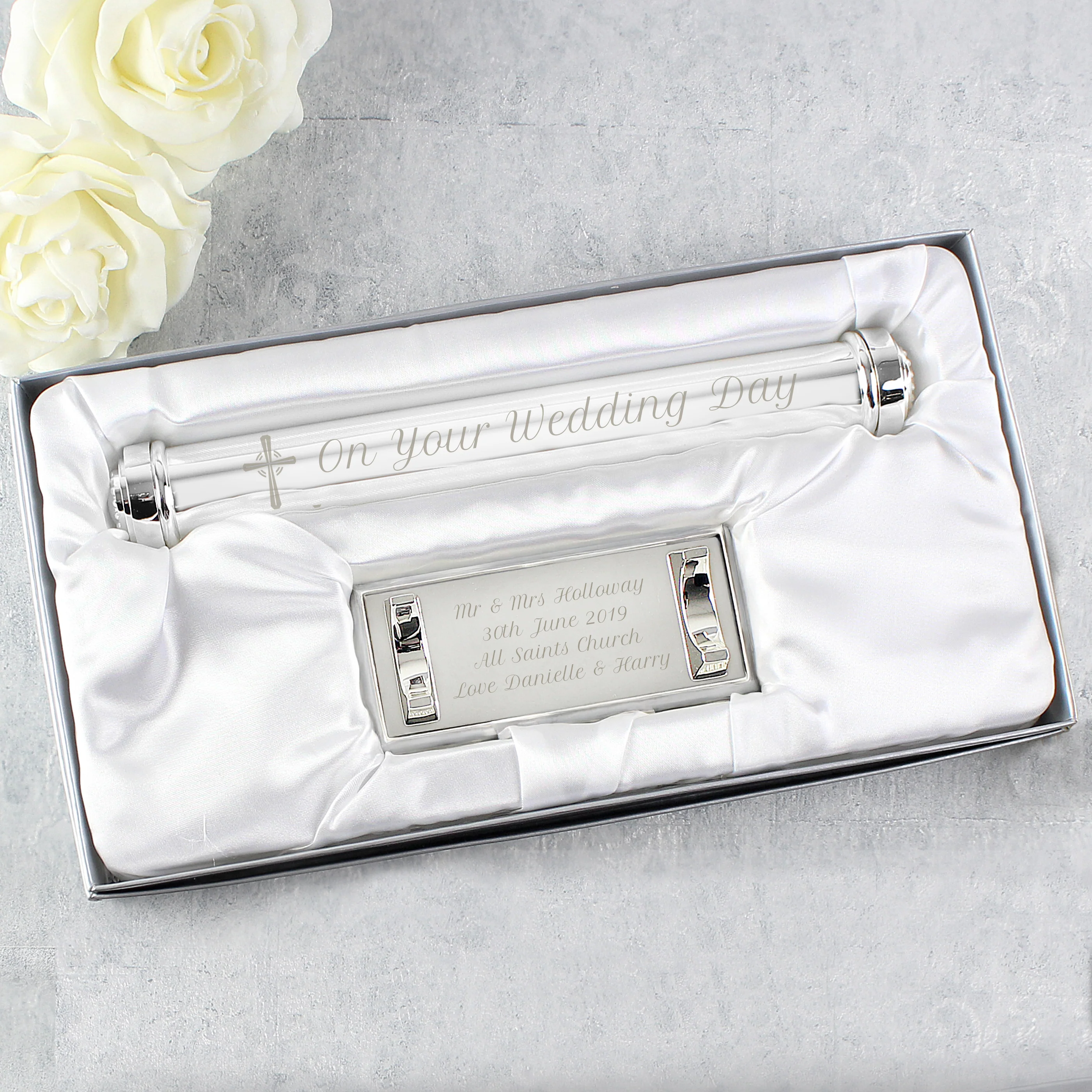 Personalised Cross Certificate Holder - Image 6