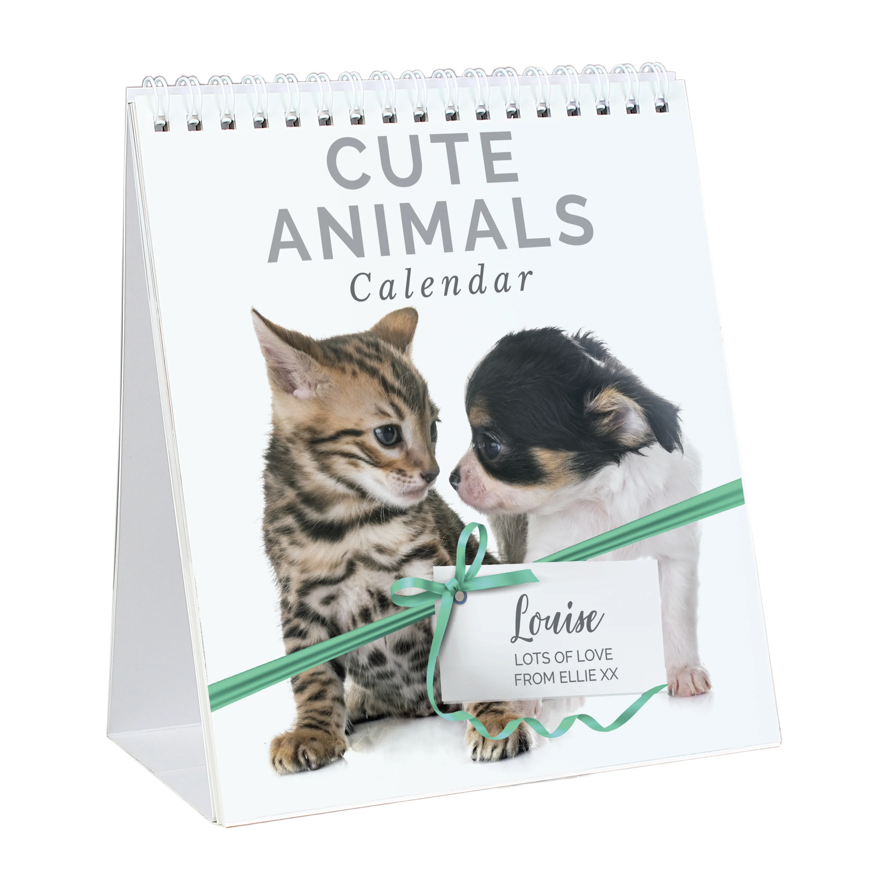 Personalised Cute Animals Desk Calendar - Image 5