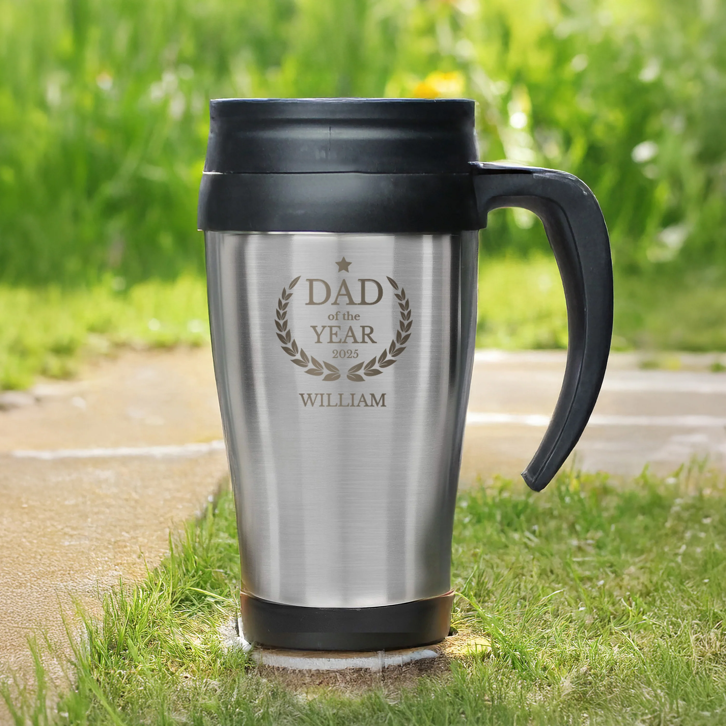 Personalised Dad of The Year Travel Mug - Image 2
