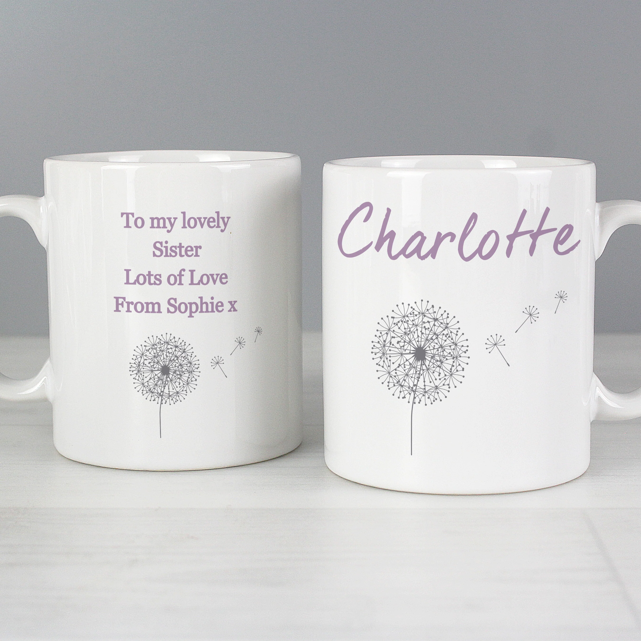 Personalised Dandelion Mug - Image 3