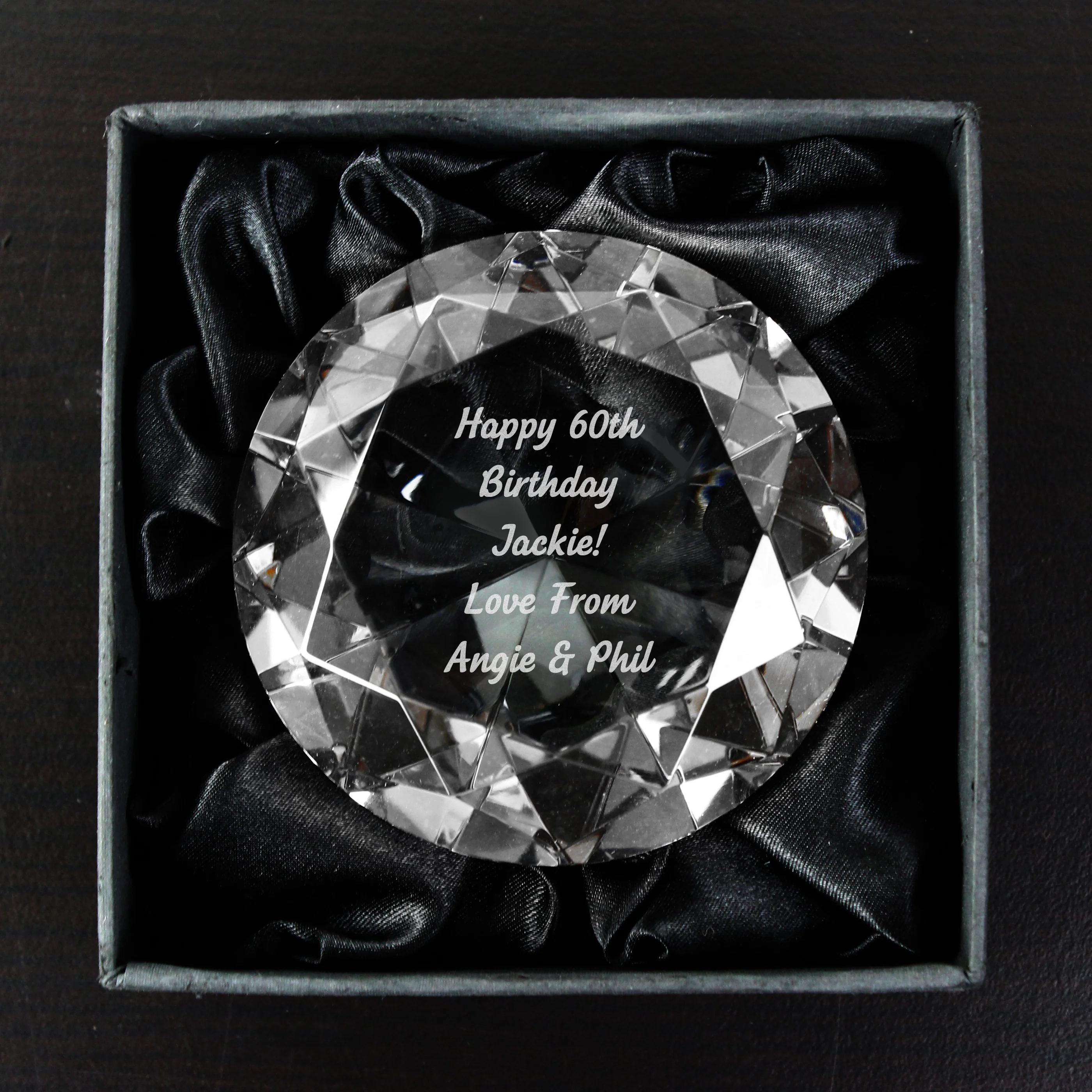 Personalised Diamond Paperweight - Image 4