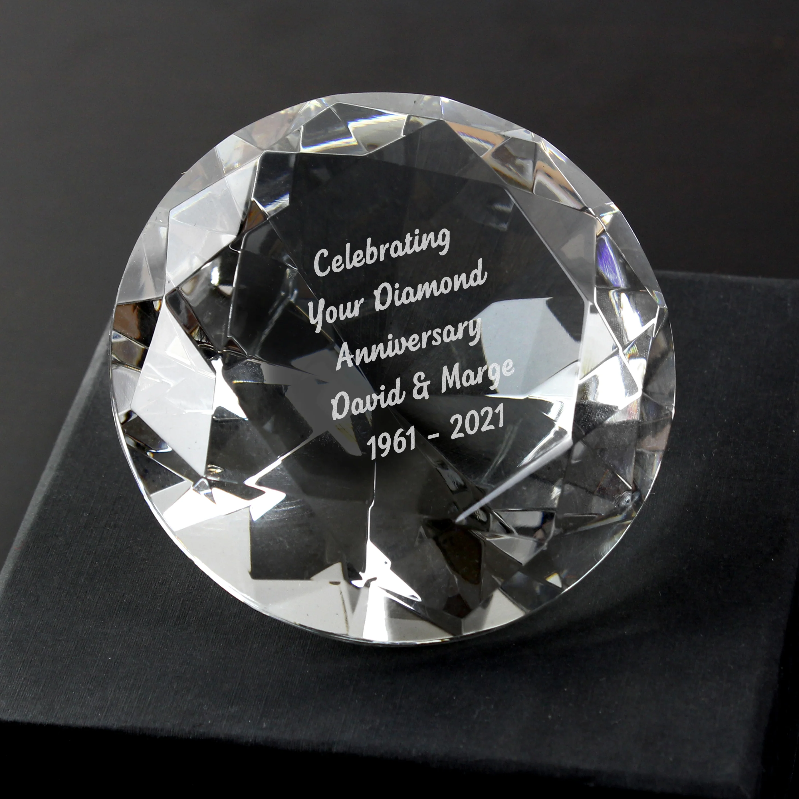 Personalised Diamond Paperweight - Image 5