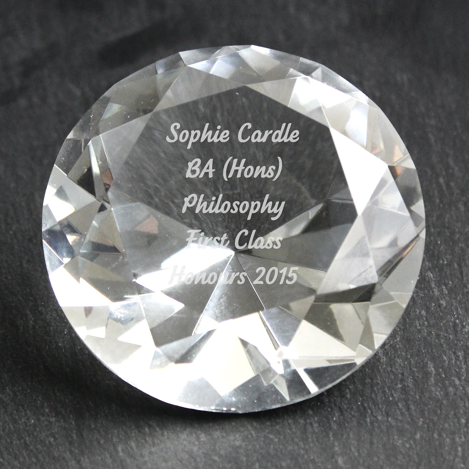Personalised Diamond Paperweight - Image 7