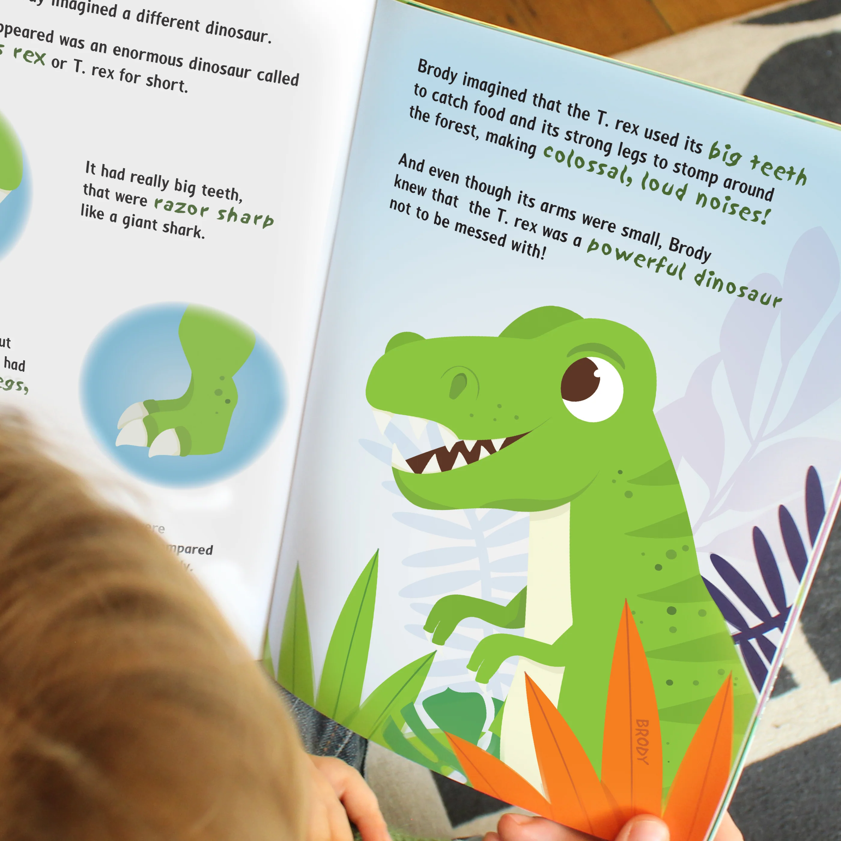 Personalised Dinosaur Adventure Story Book - Image 7