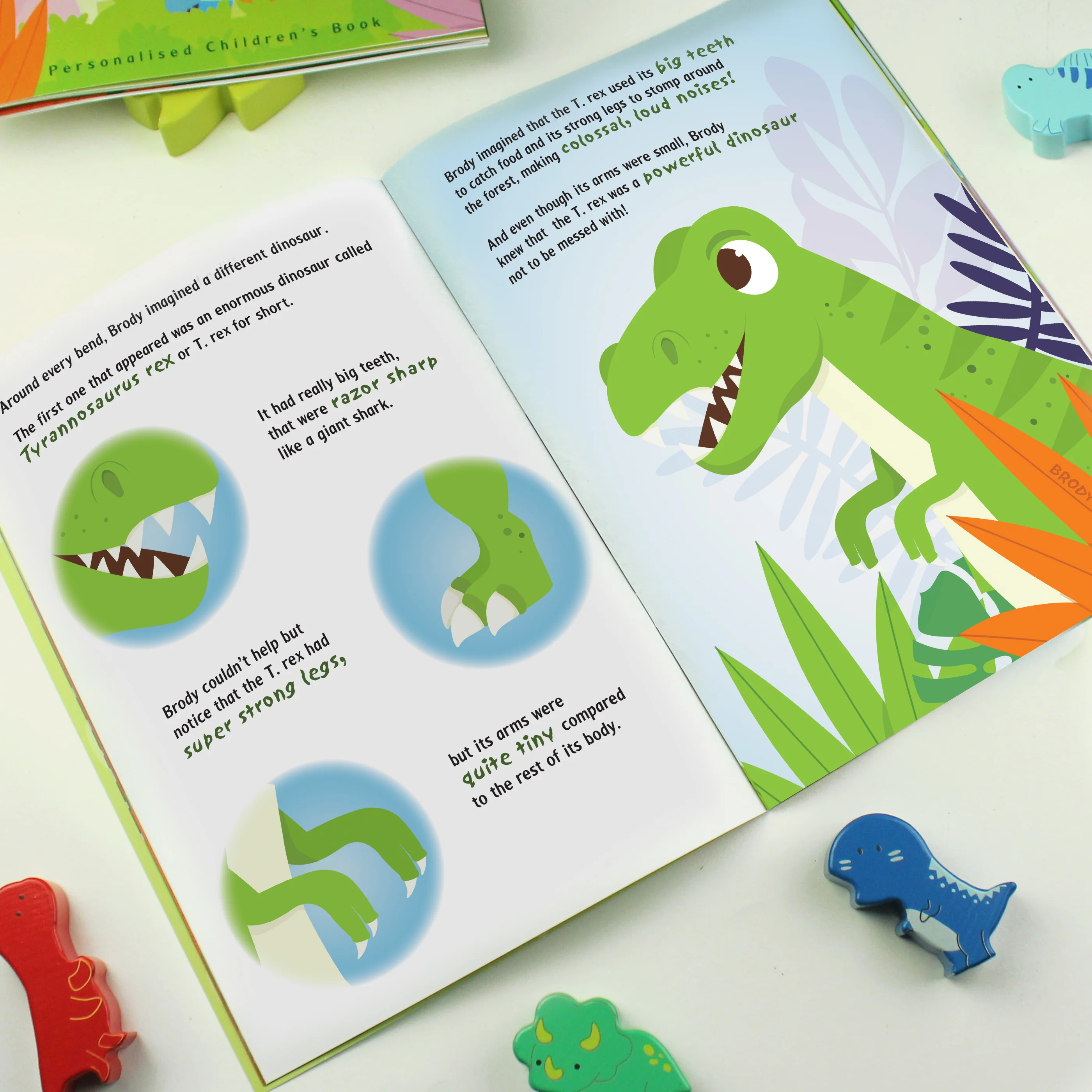 Personalised Dinosaur Adventure Story Book - Image 8