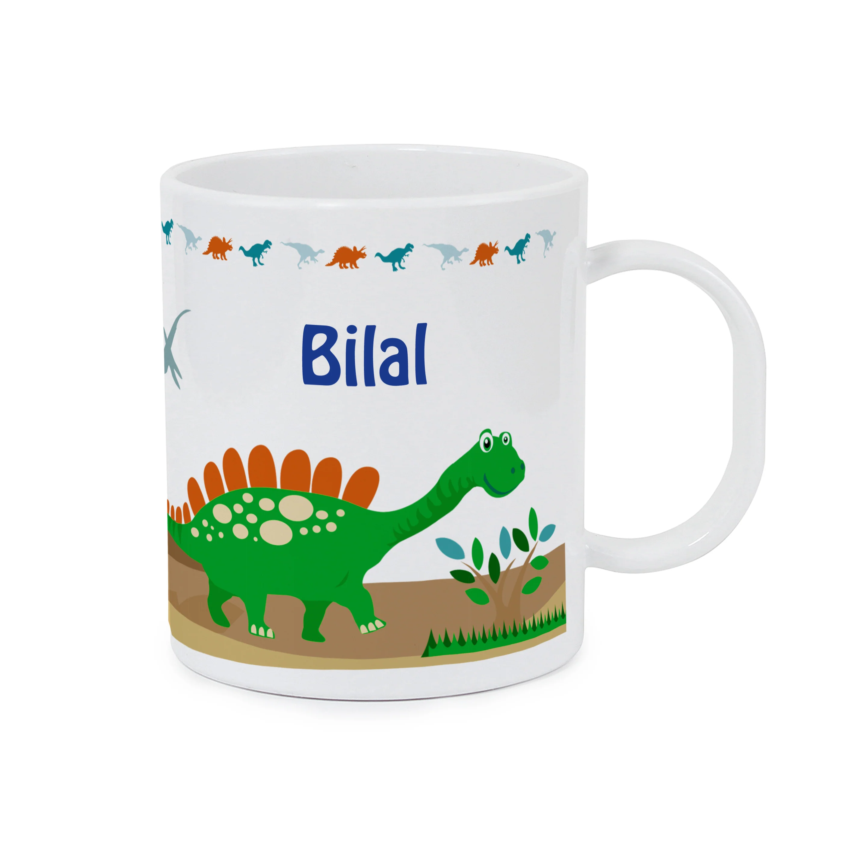 Personalised Dinosaur Plastic Mug - Image 5