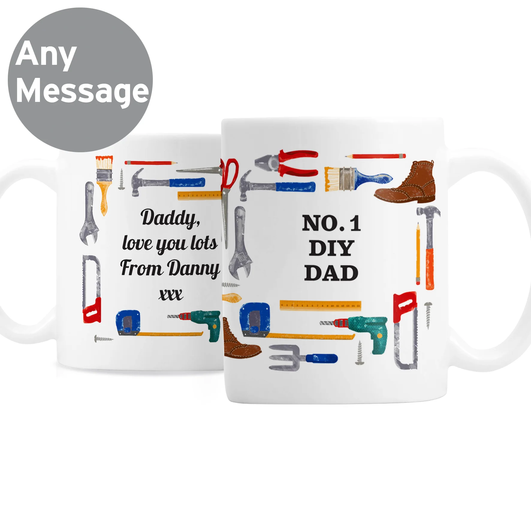 Personalised DIY Man Mug - Image 3