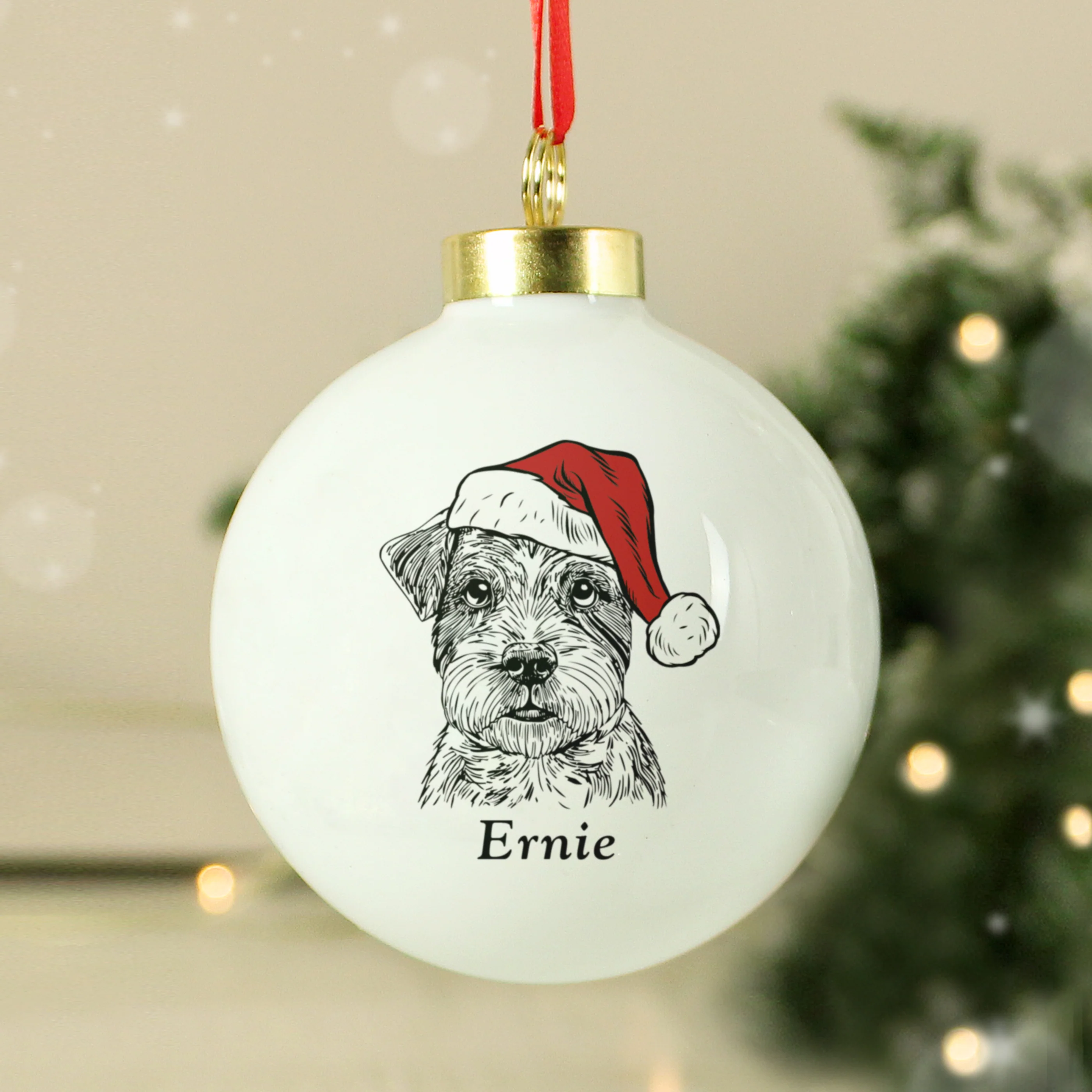 Personalised Dog Breed Christmas Bauble - Image 7
