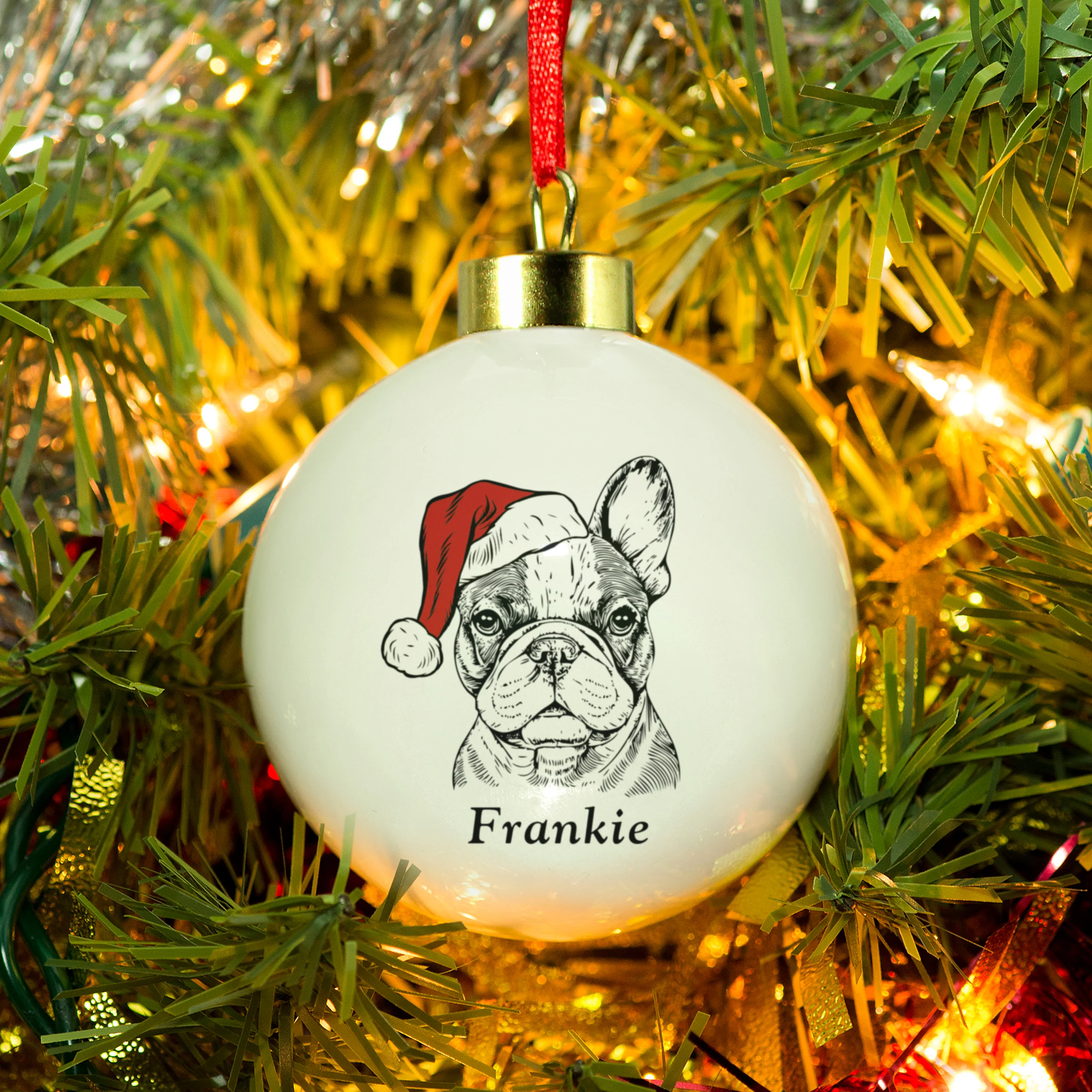 Personalised Dog Breed Christmas Bauble - Image 8