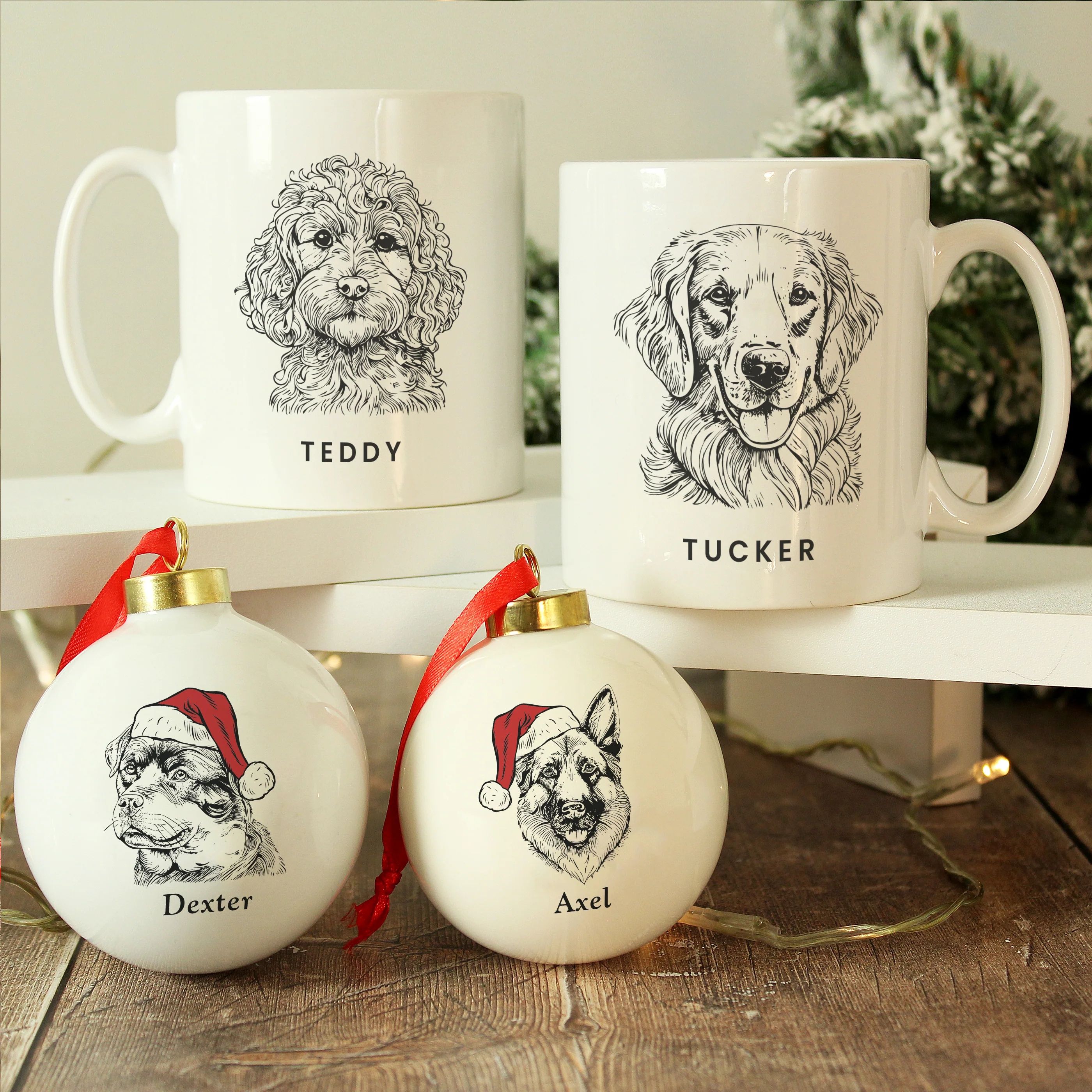 Personalised Dog Breed Christmas Bauble - Image 9