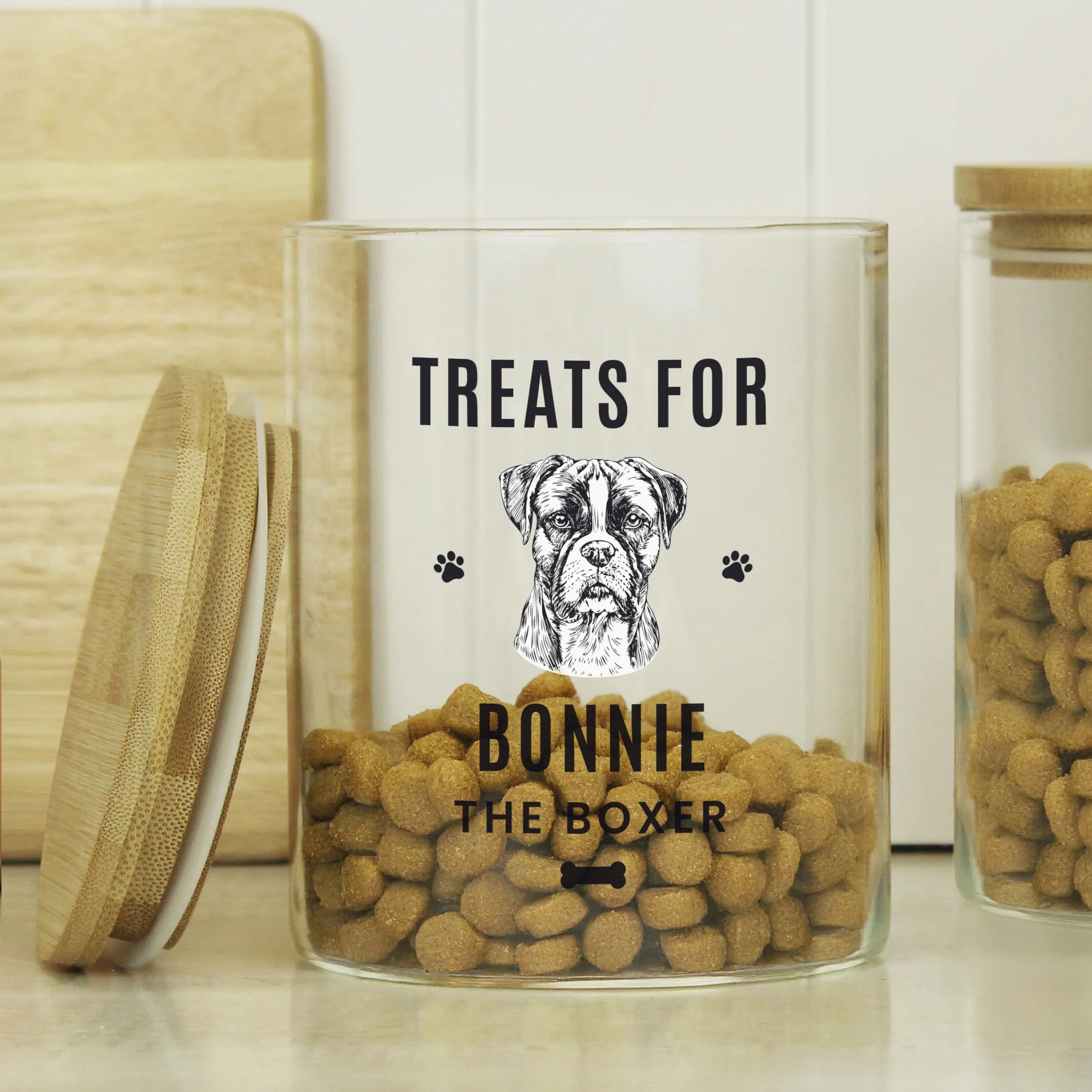 Personalised Dog Breed Glass Treat Jar - Image 4