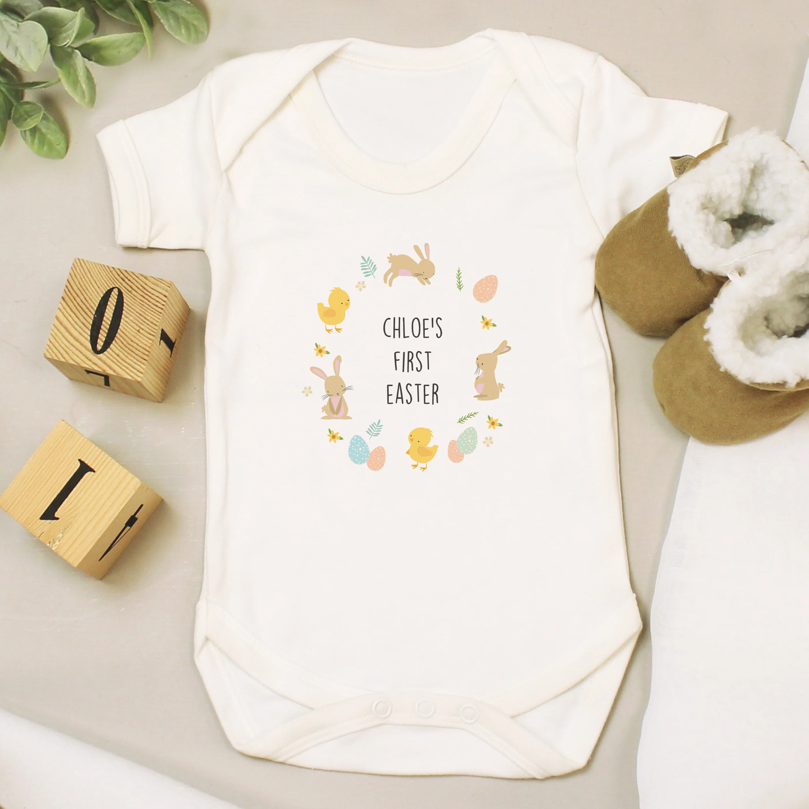 Personalised Easter Baby Vest - Image 3