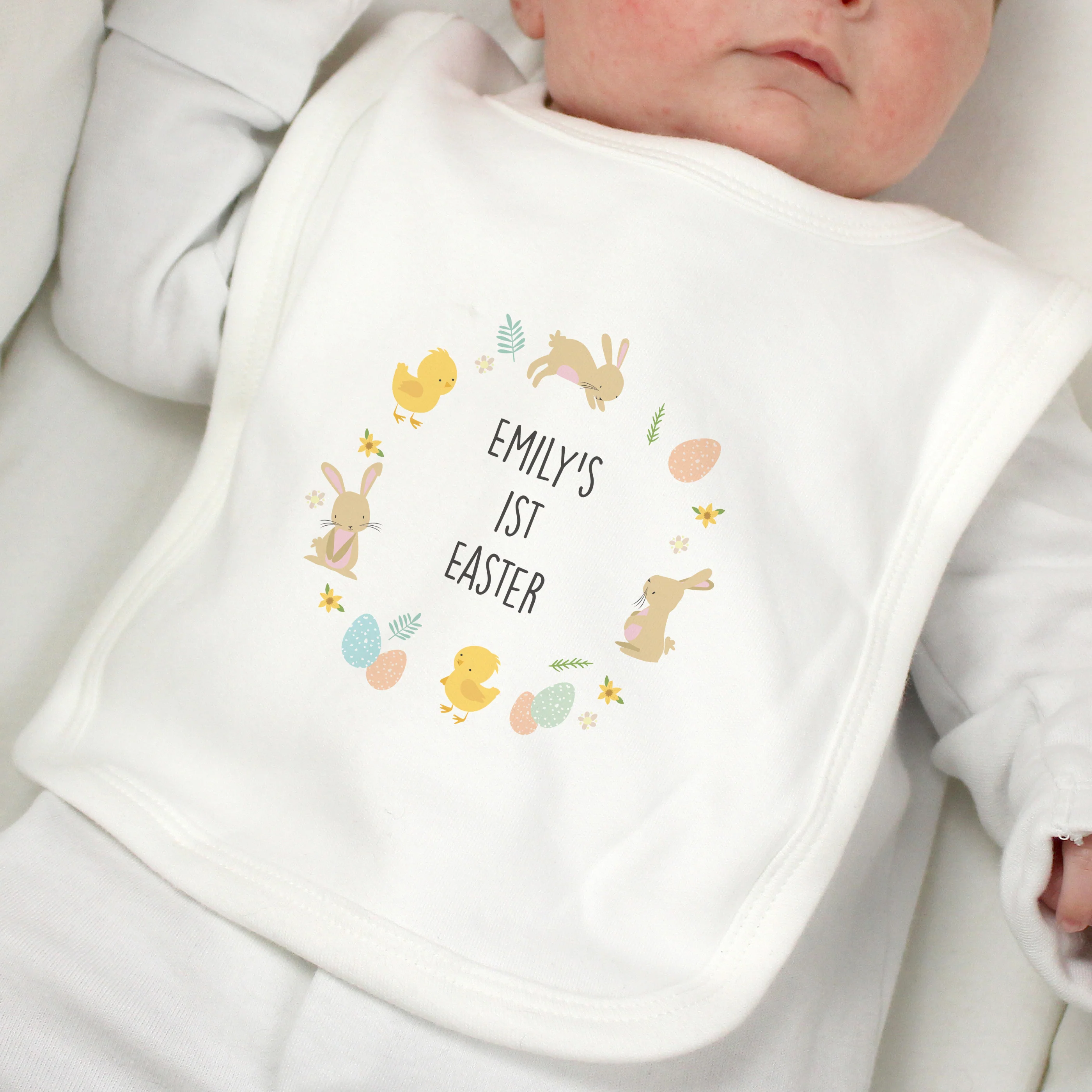 Personalised Easter Babys Bib - Image 3