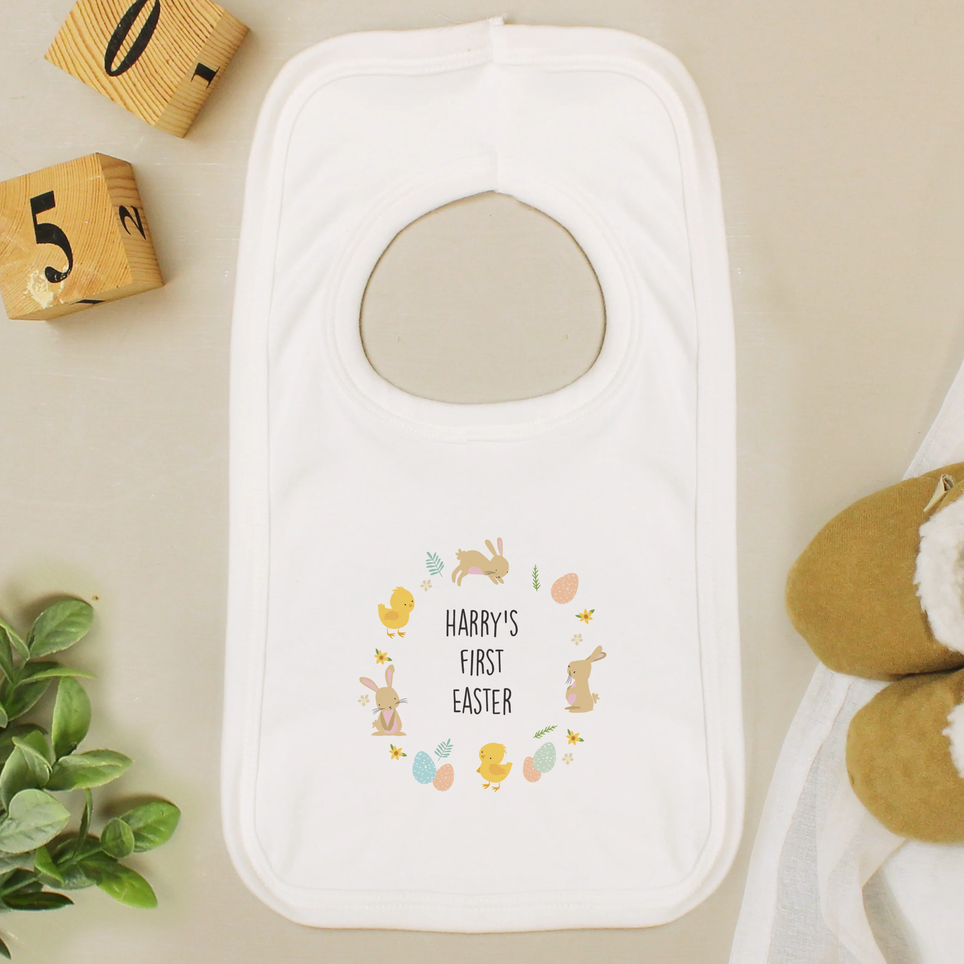 Personalised Easter Babys Bib - Image 4