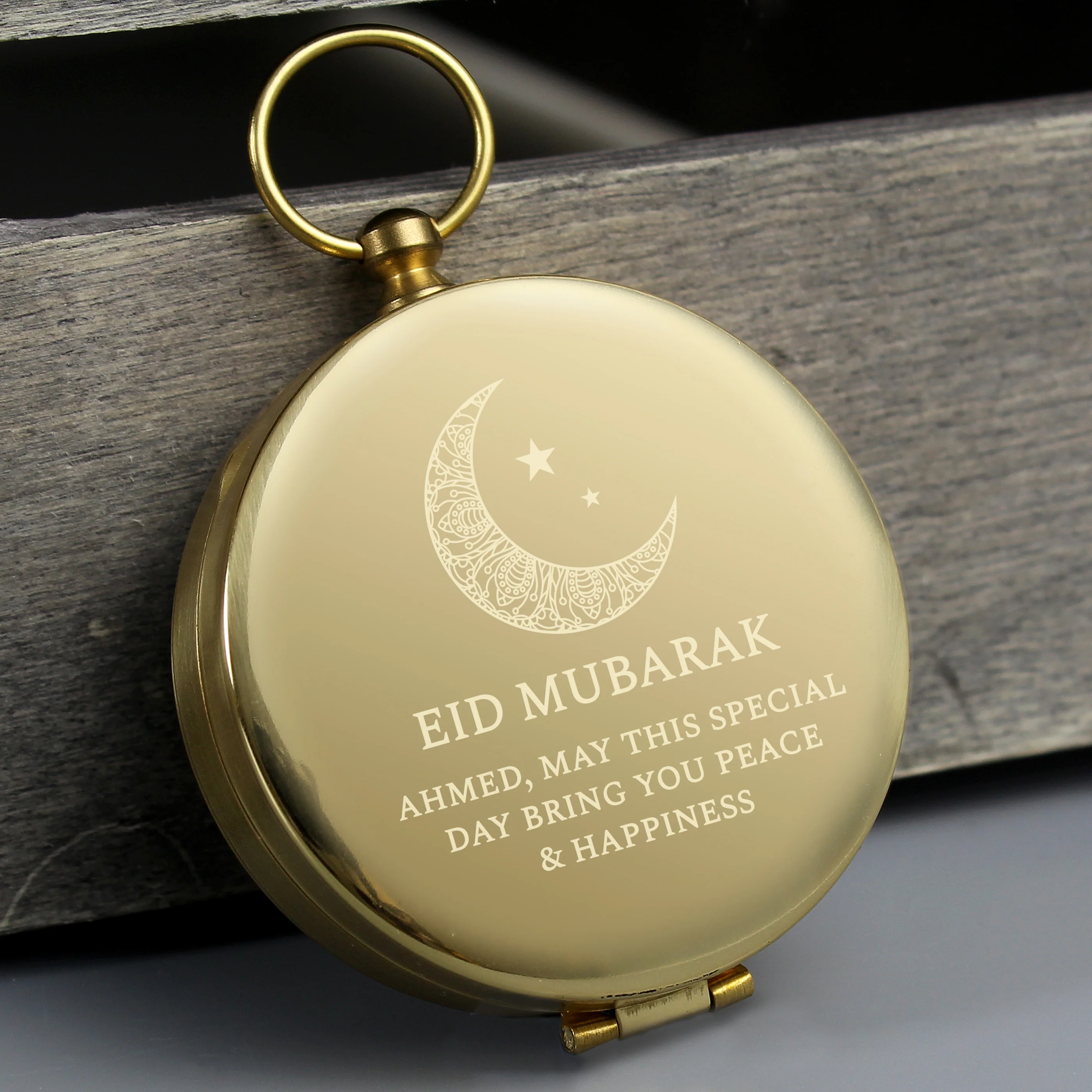 Personalised Eid and Ramadan Keepsake Compass - Image 3