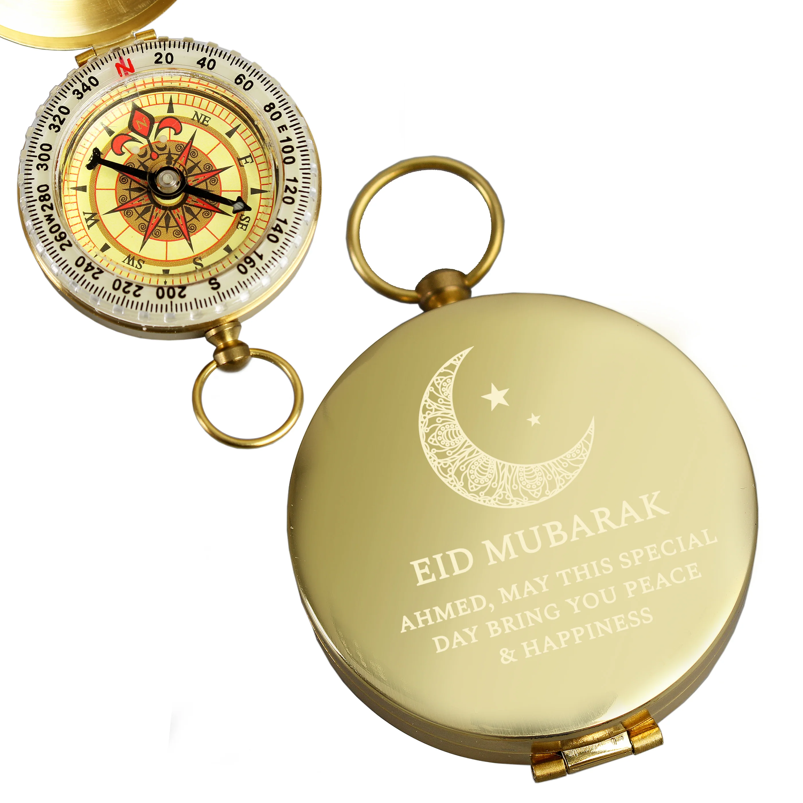 Personalised Eid and Ramadan Keepsake Compass - Image 5