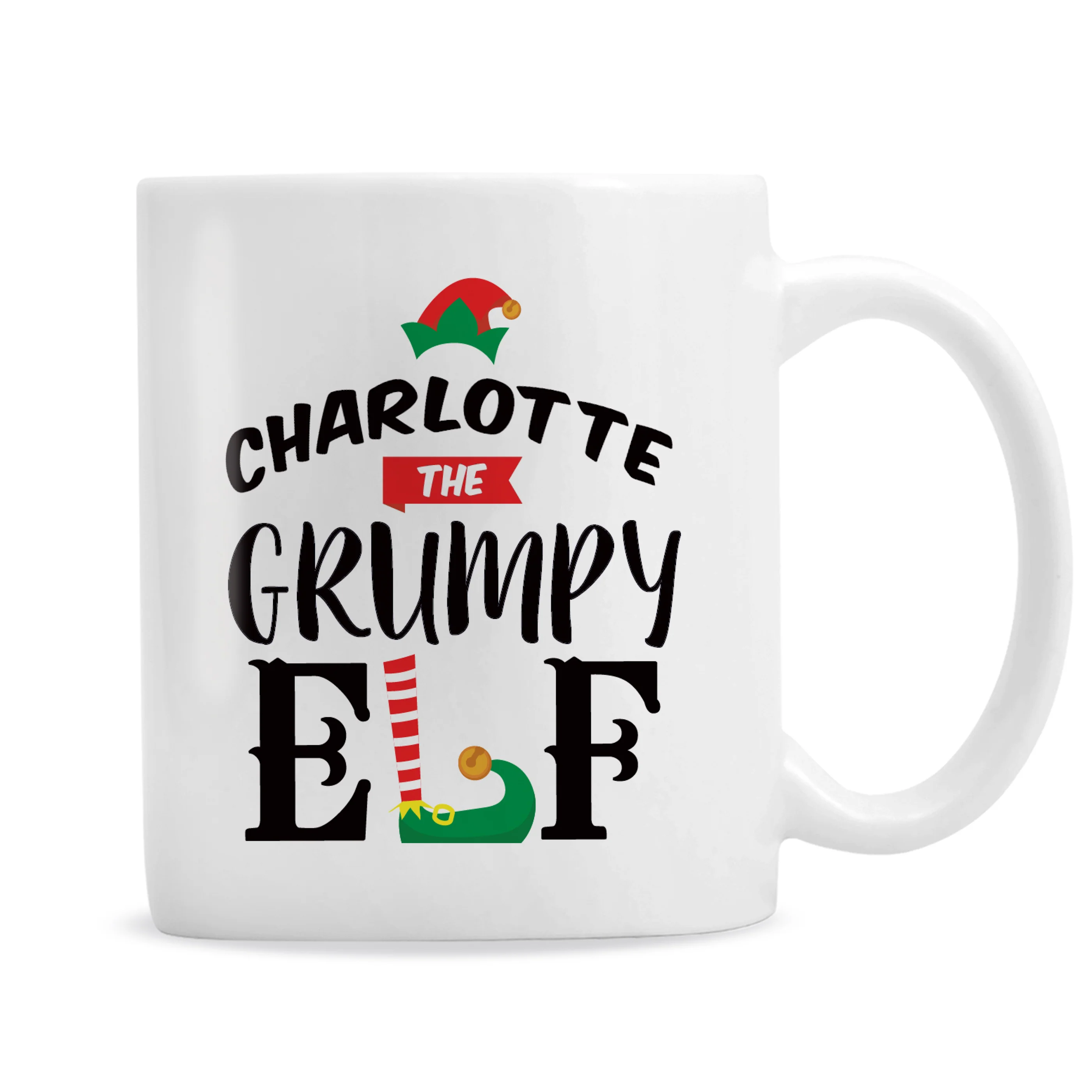 Personalised Elf Christmas Mug - Image 5