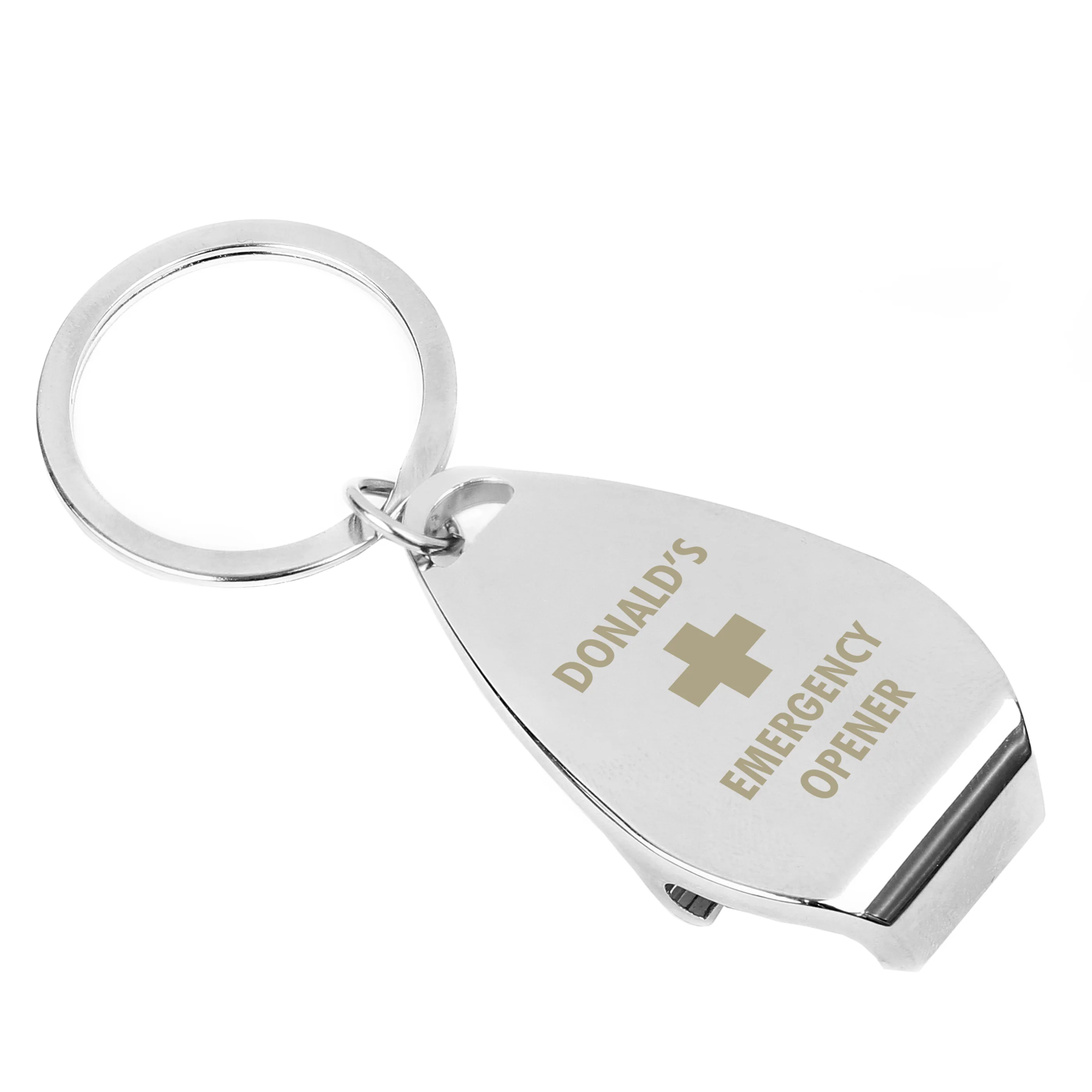 Personalised Emergency Bottle Opener Keyring - Image 2