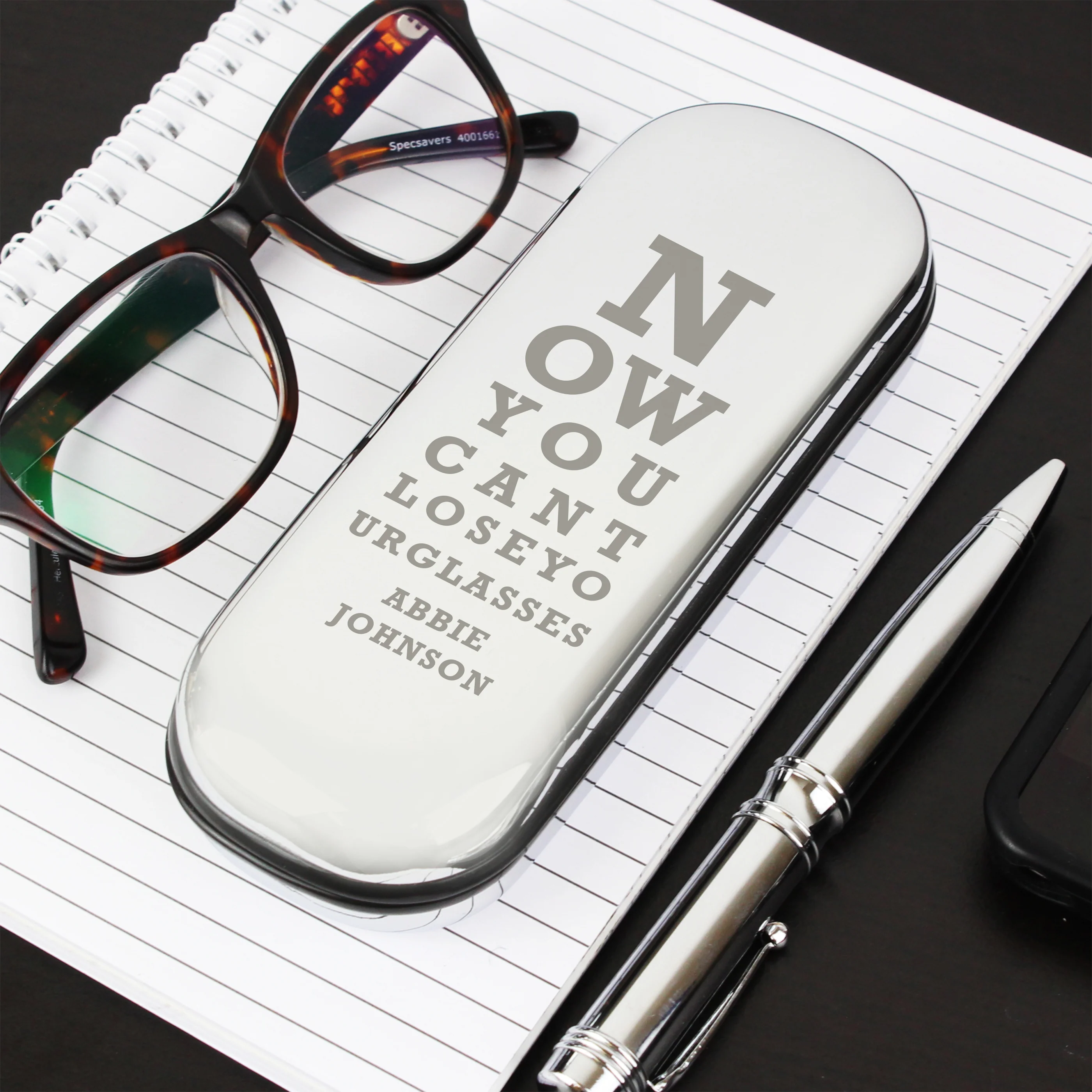Personalised Eye Exam Glasses Case - Image 3