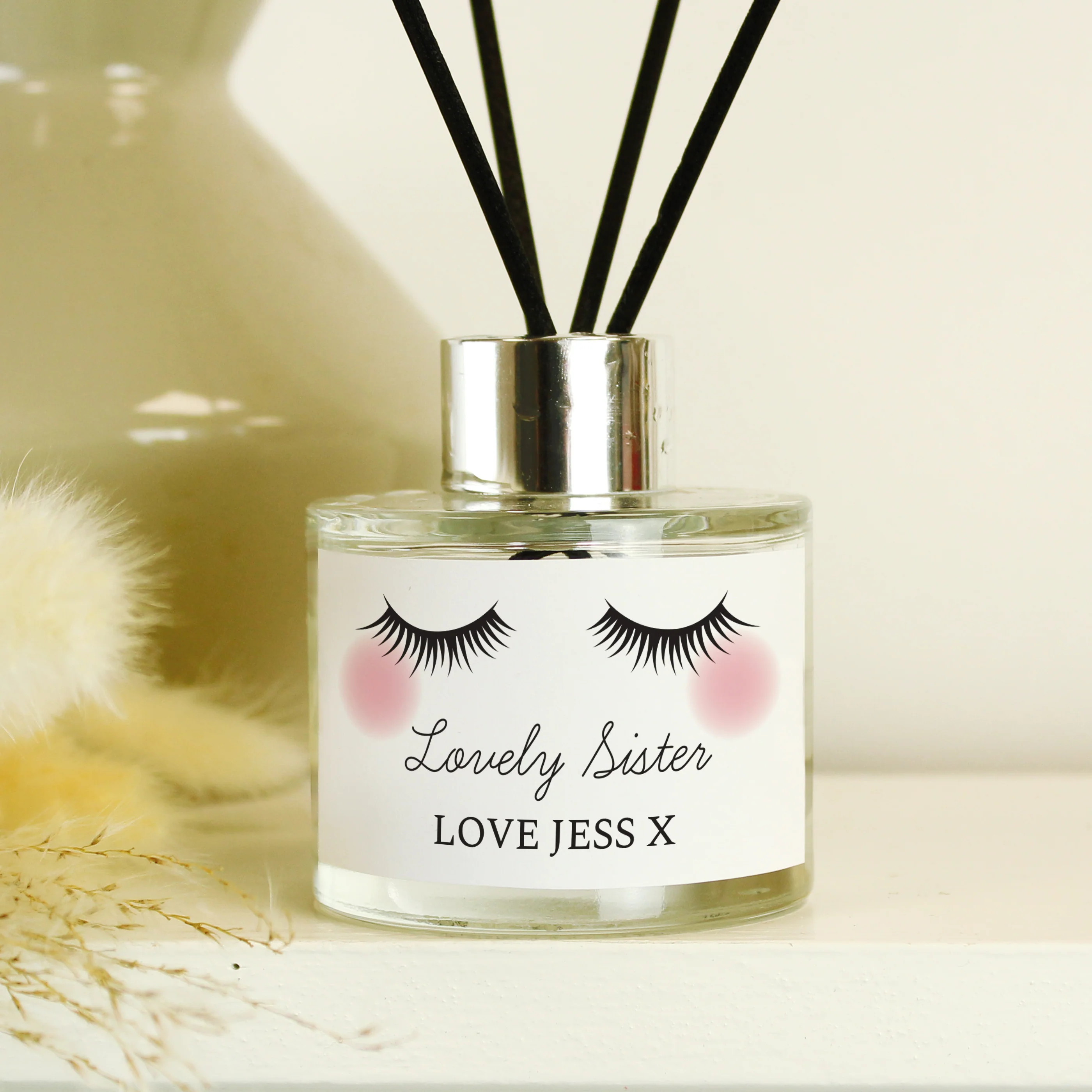 Personalised Eyelashes Reed Diffuser - Image 4