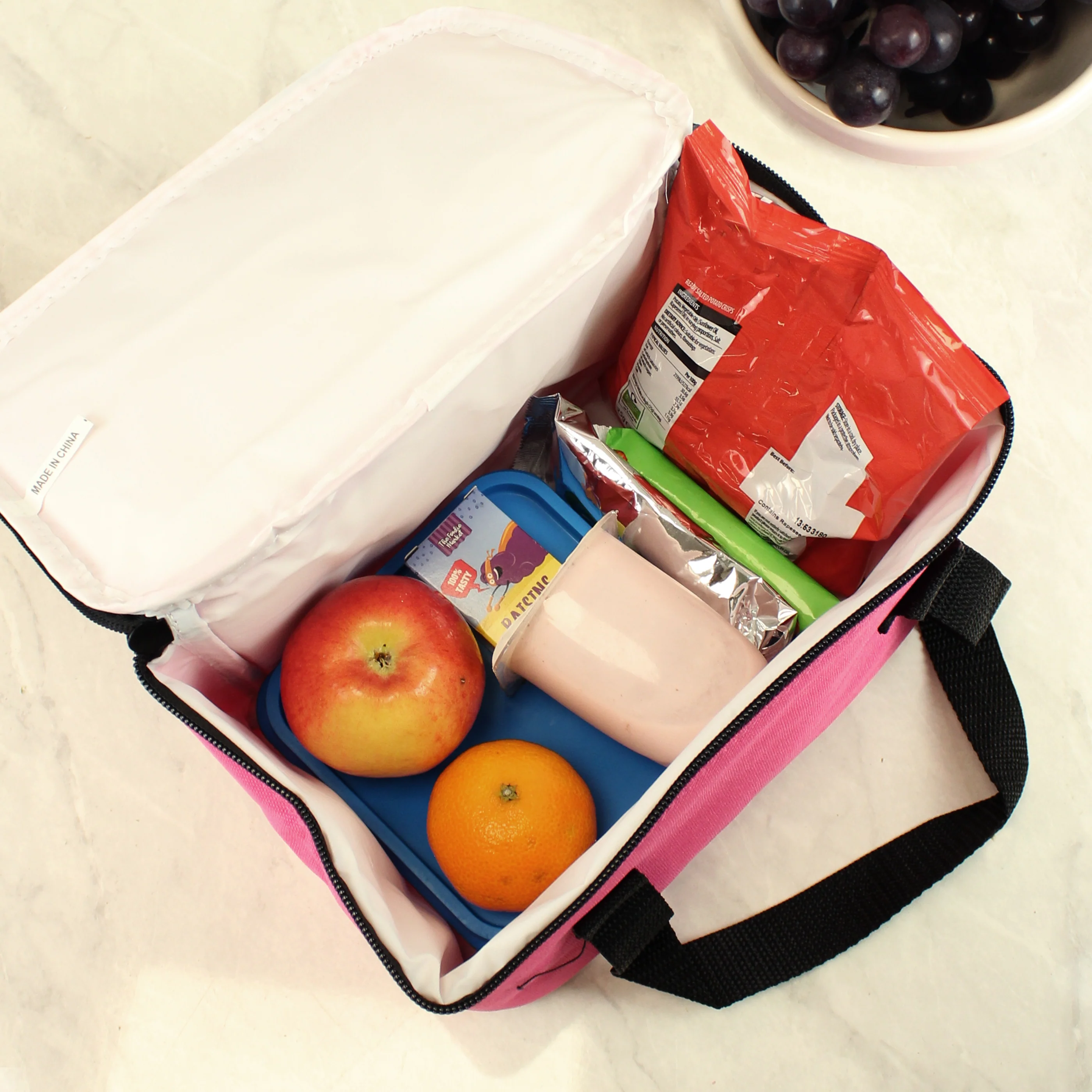 Personalised Fairy Pink Lunch Bag - Image 6