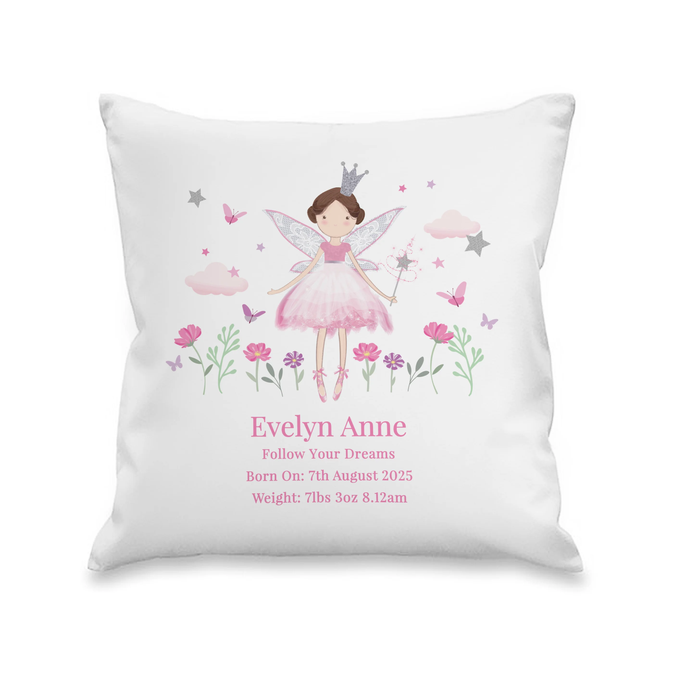 Personalised Fairy Princess Cushion - Image 4