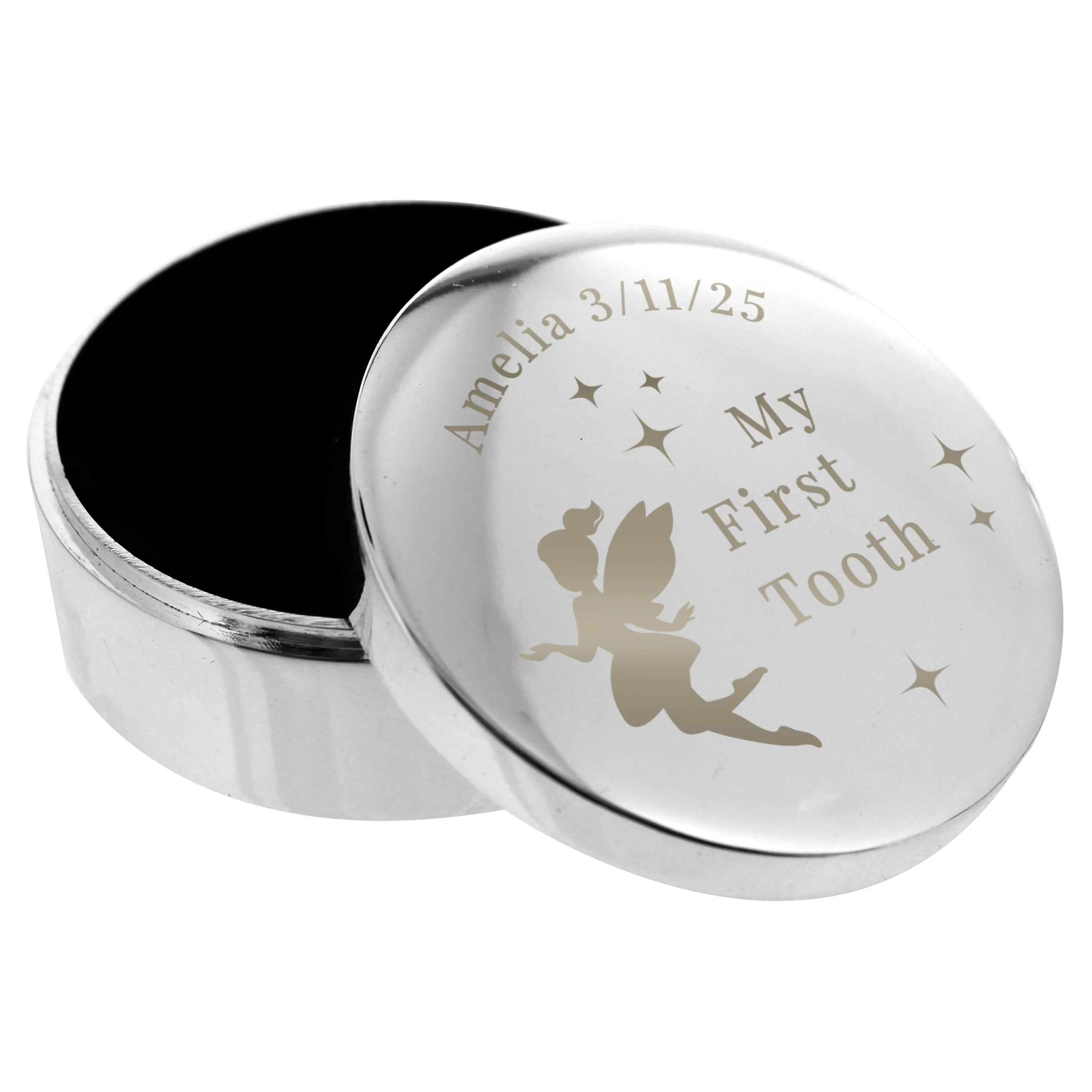 Personalised Fairy Princess First Tooth Trinket Box - Image 5