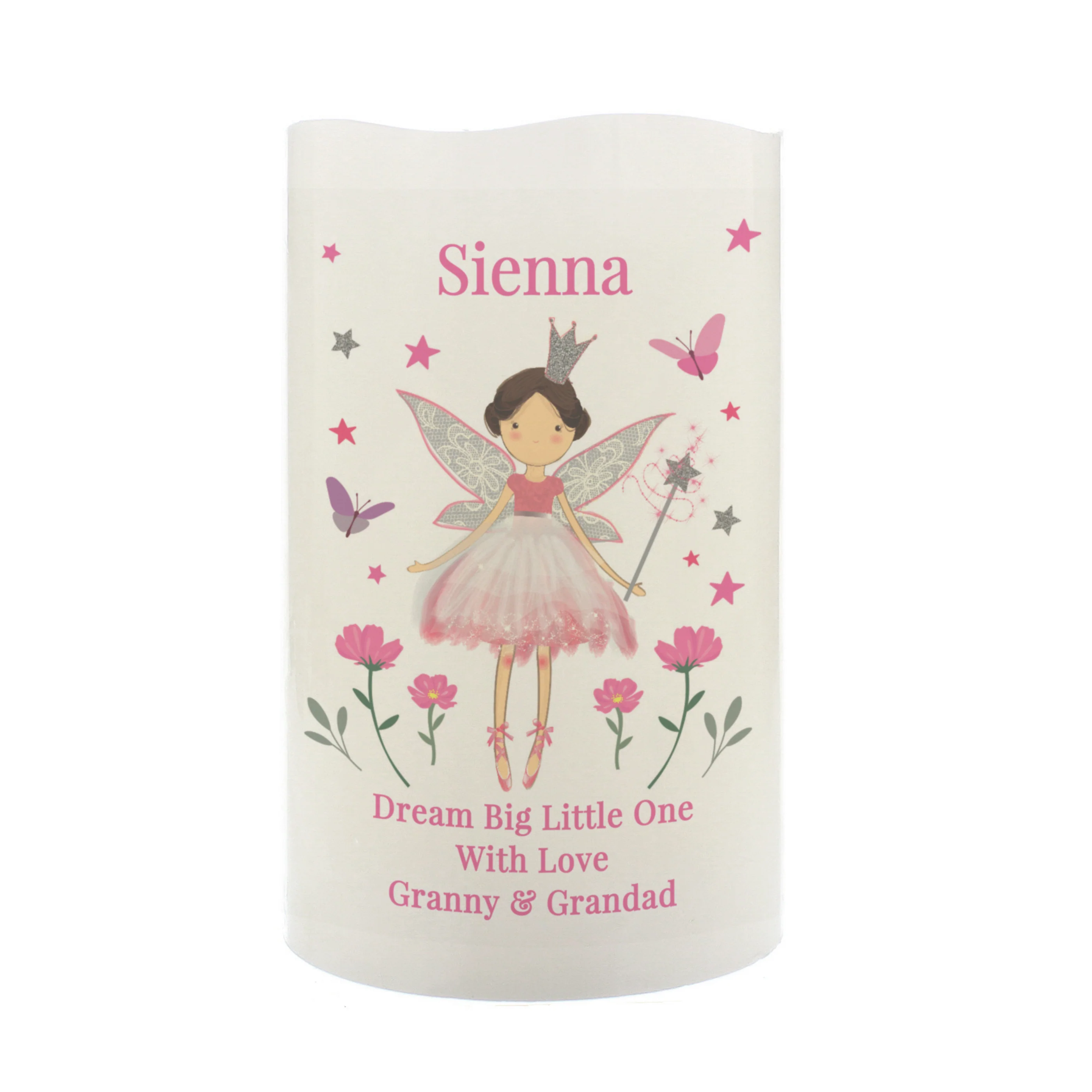 Personalised Fairy Princess Night Light LED Candle - Image 5