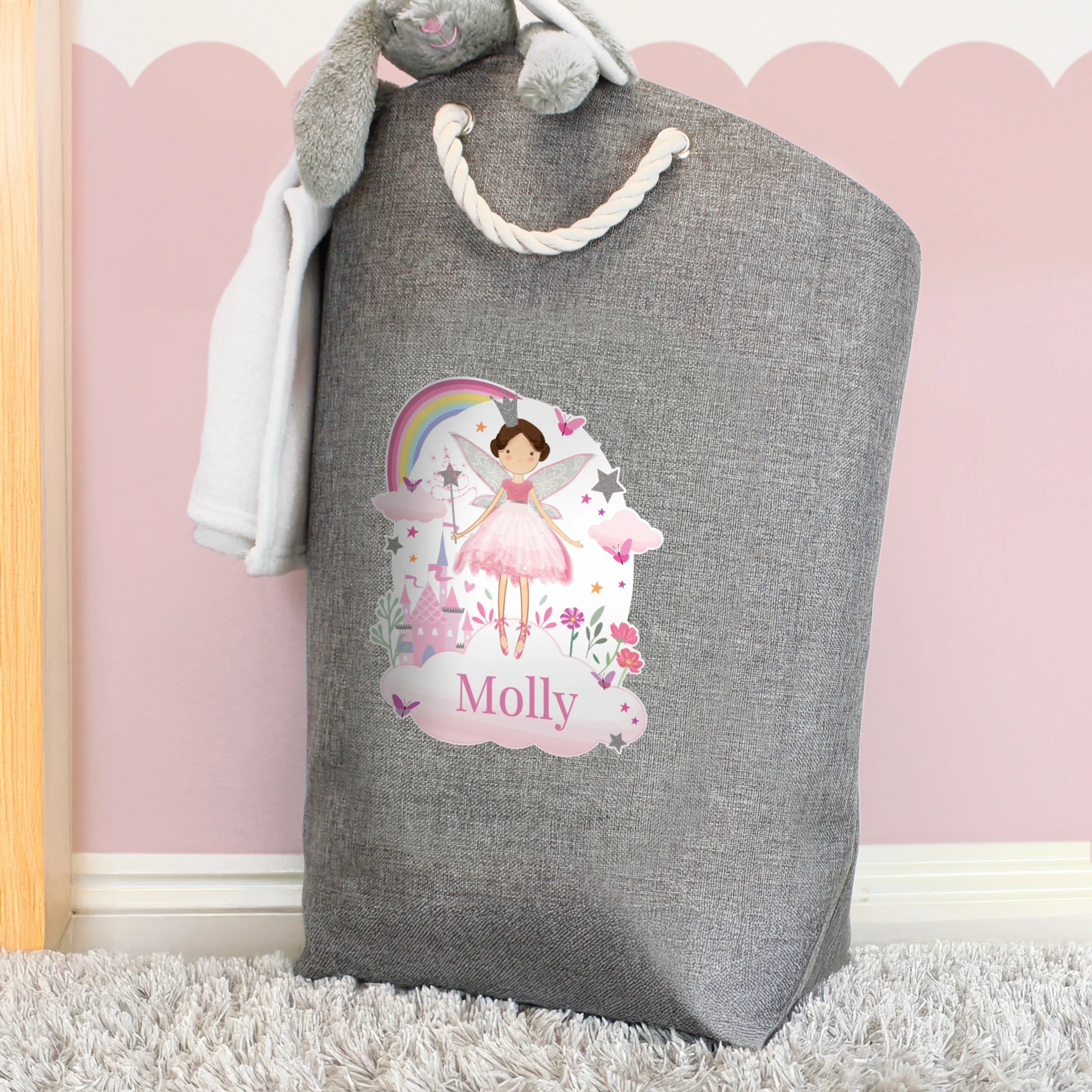Personalised Fairy Princess Storage Bag - Image 2