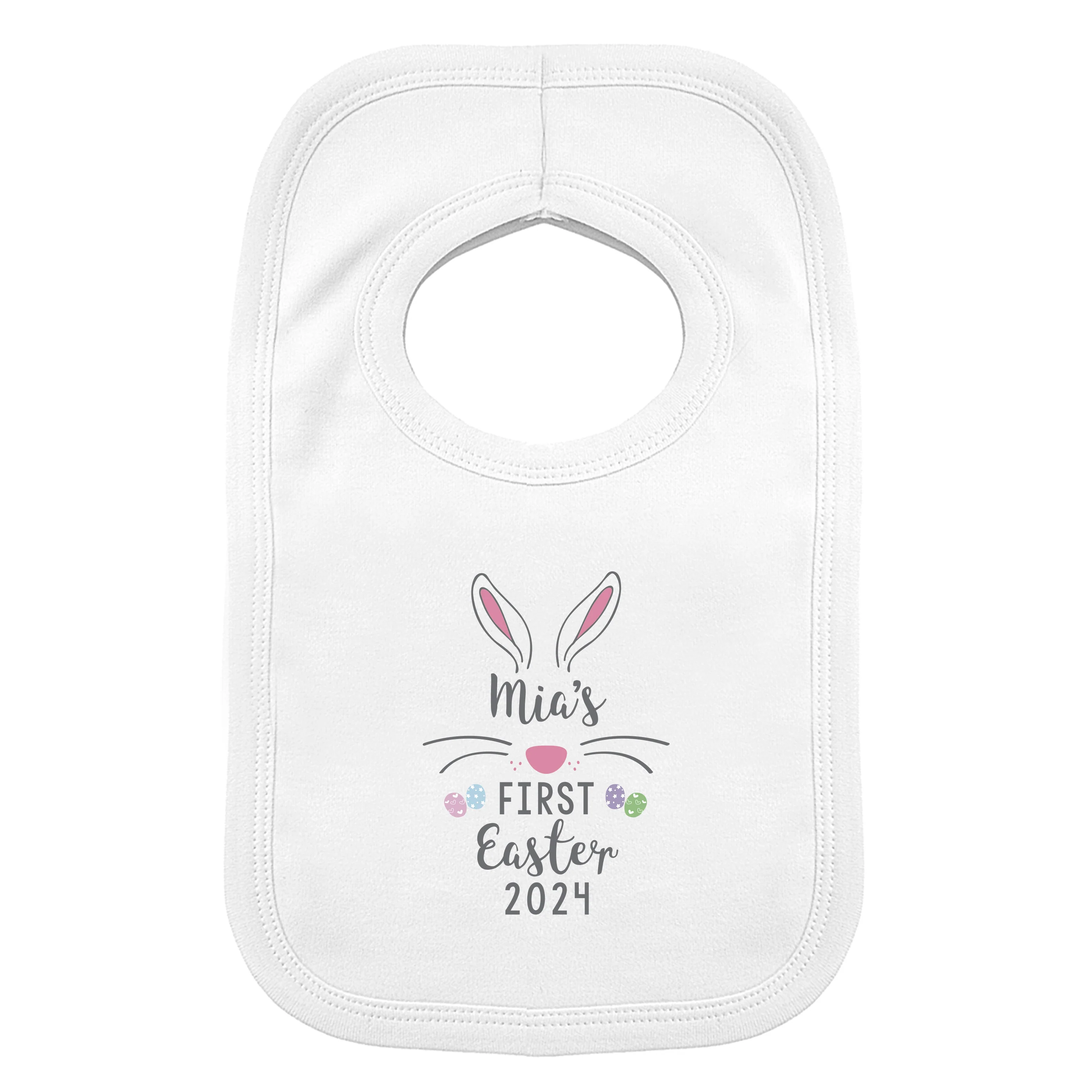 Personalised First Easter Babys Bib - Image 5