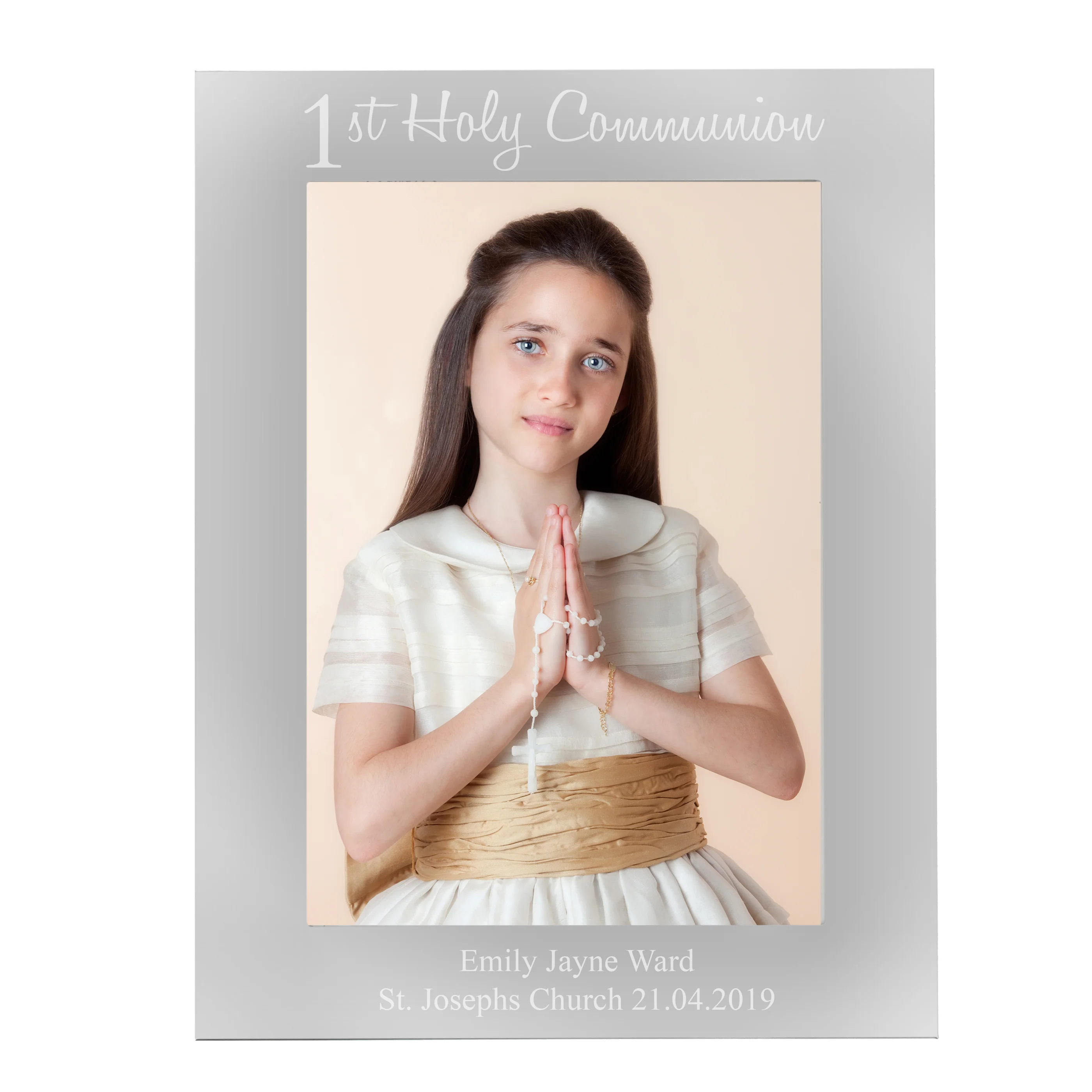 Personalised First Holy Communion 5x7 Photo Frame - Image 2